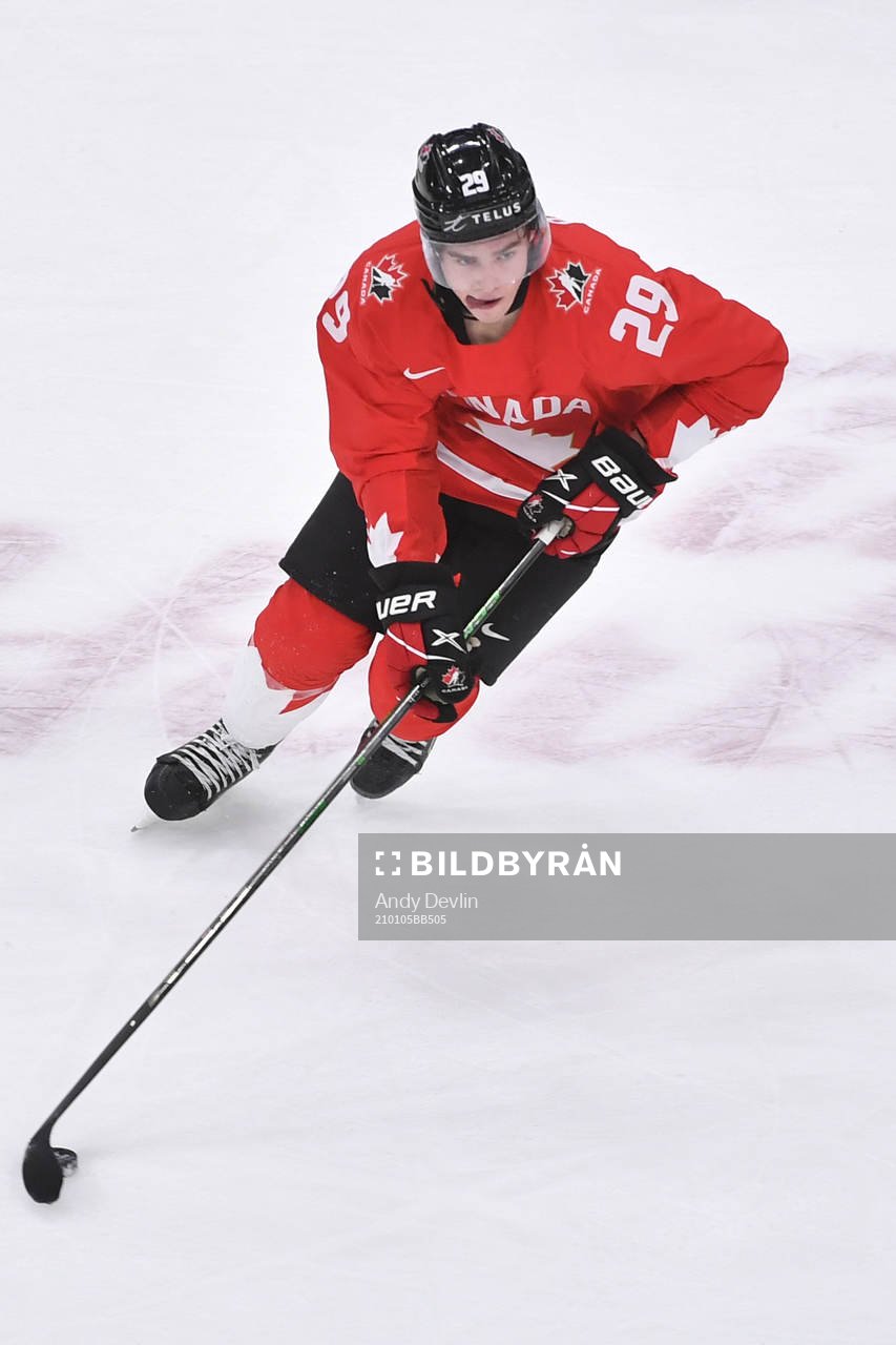 Jack Quinn of Canada skates