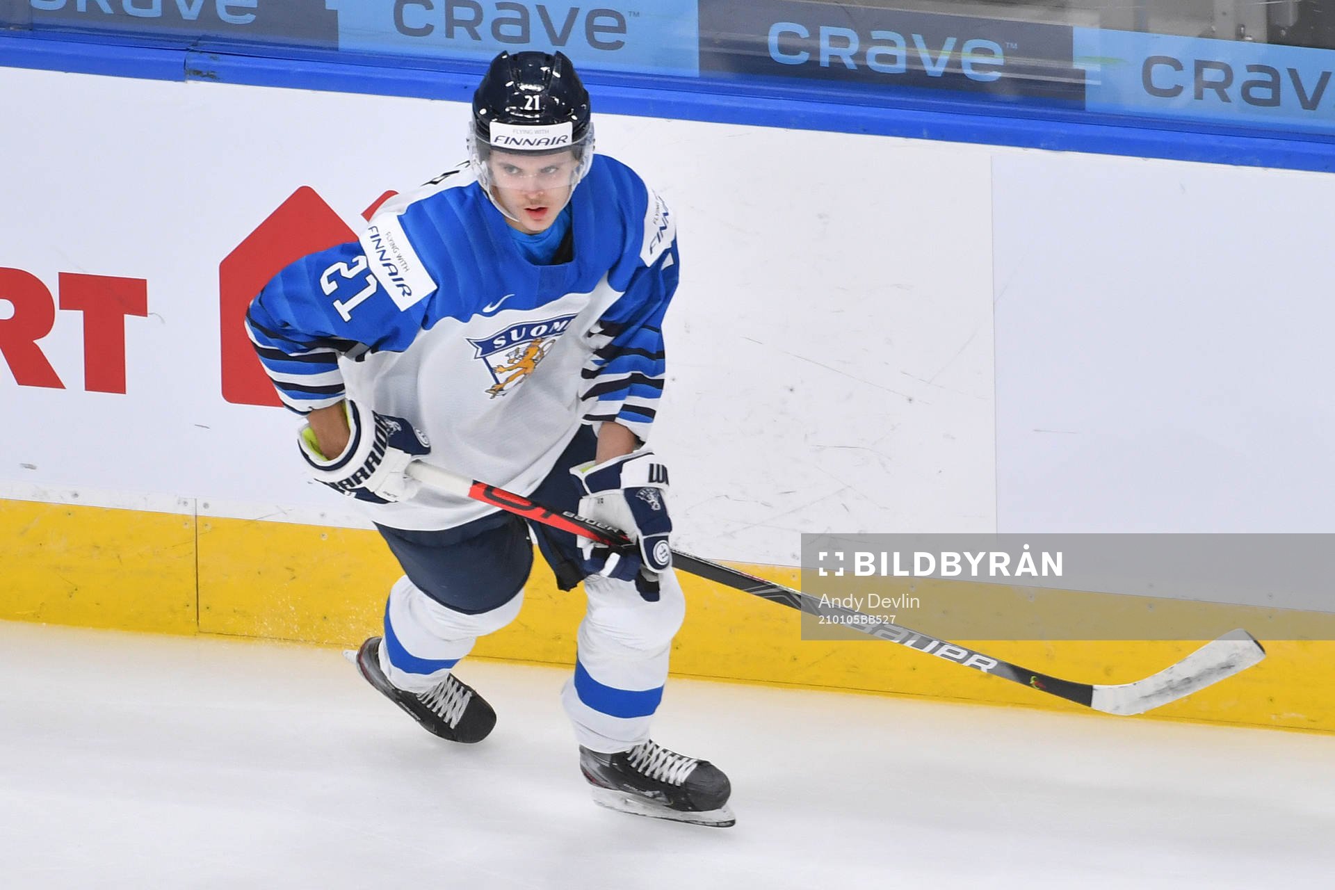 Mikael Pyyhtia of Finland participates in warm up