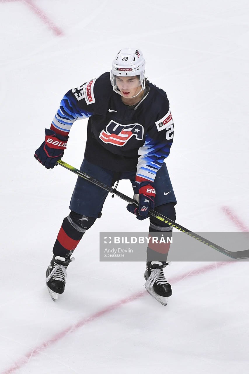 Ryan Johnson of USA skates