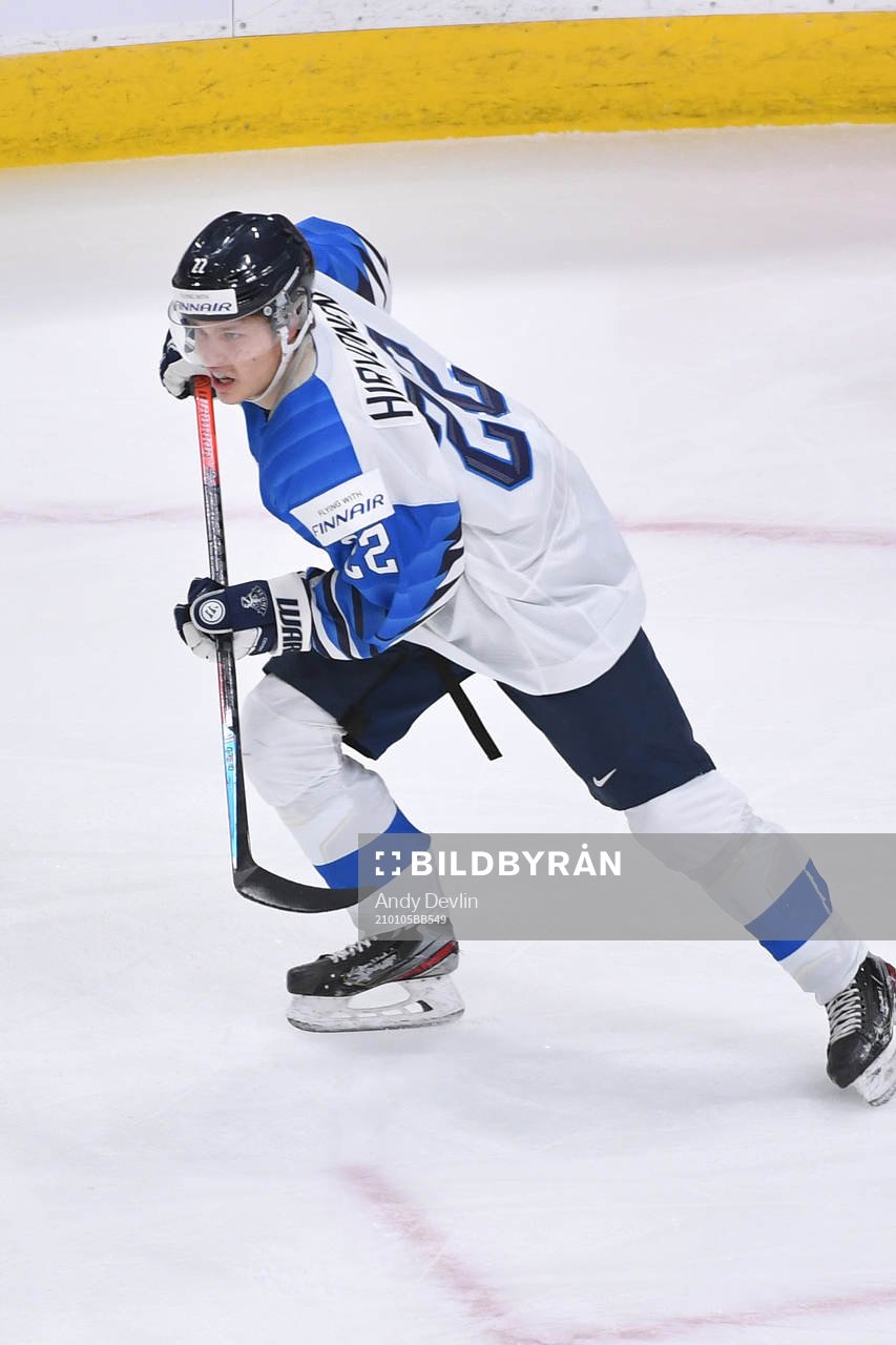 Roni Hirvonen of Finland skates