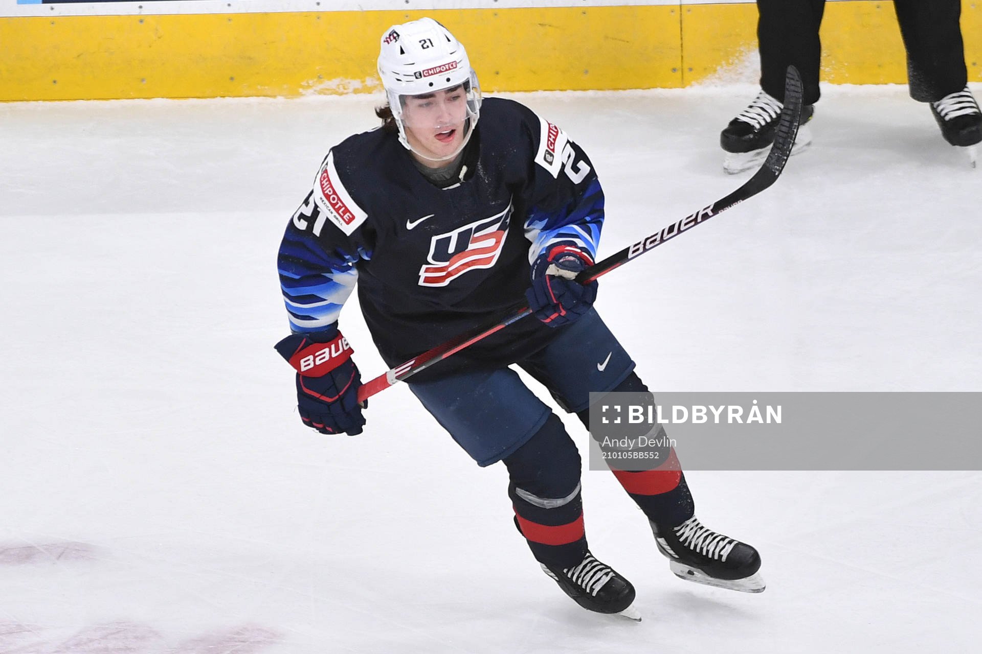 Brett Berard of USA skates