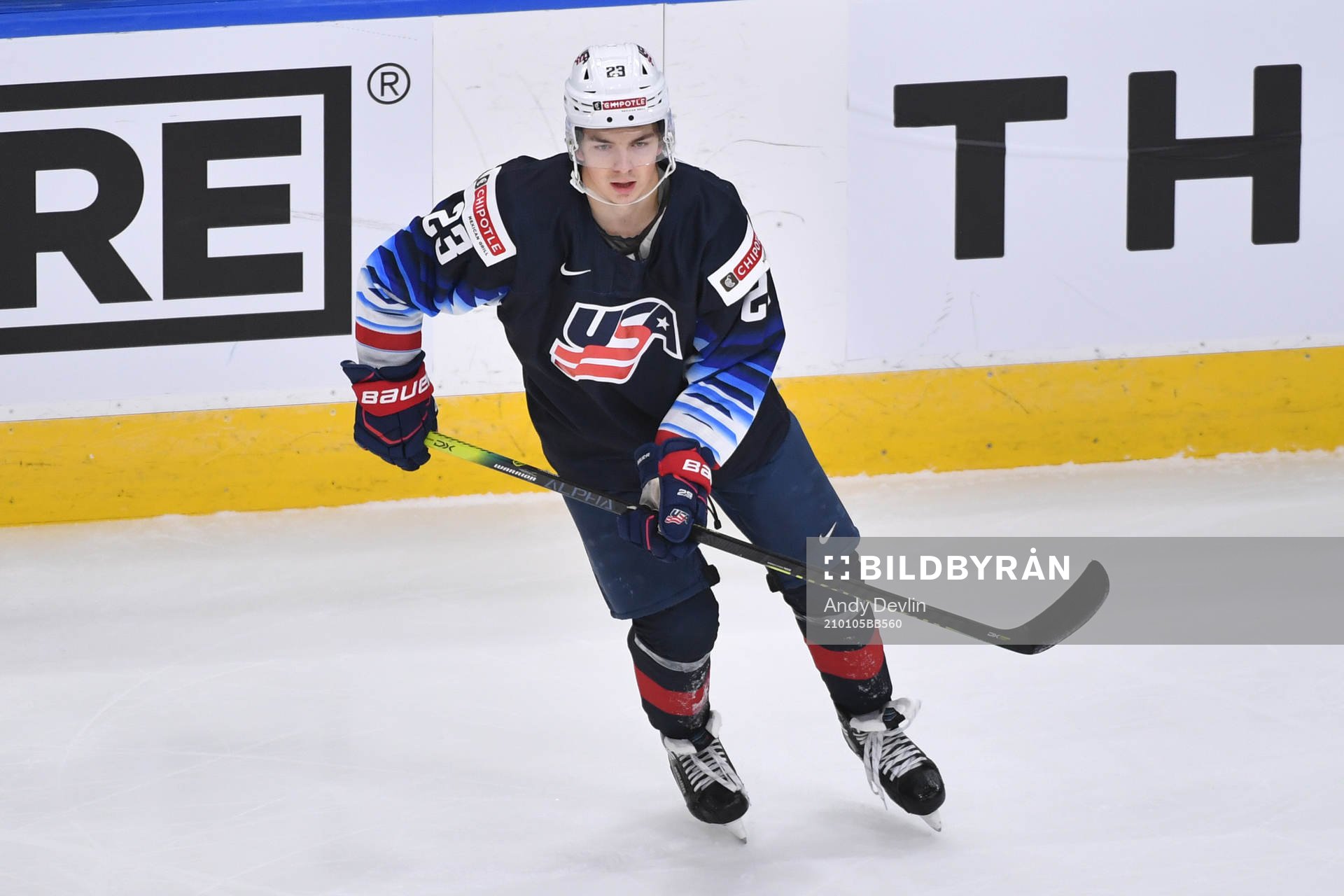 Ryan Johnson of USA skates