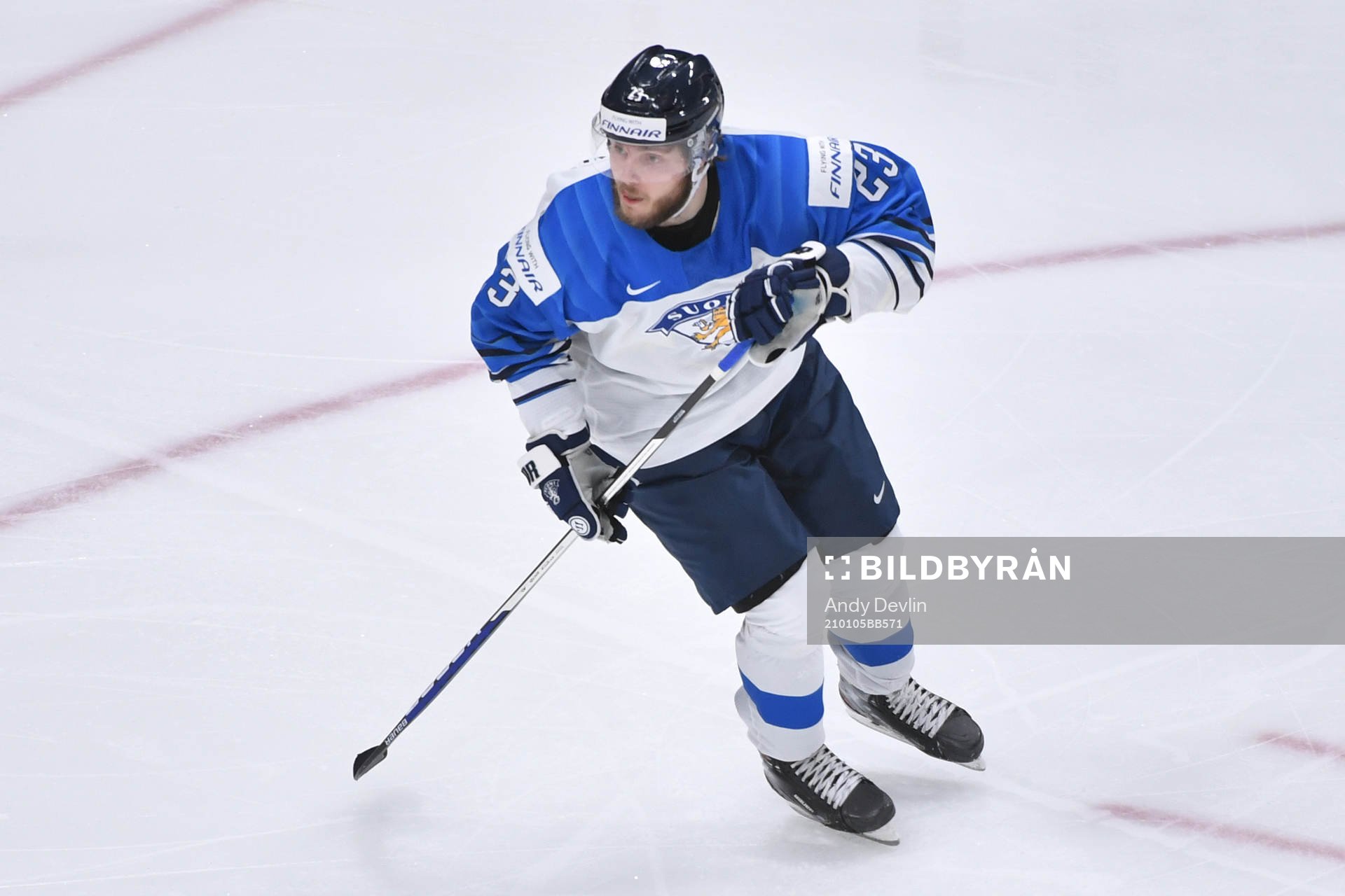 Mikko Petman of Finland skates