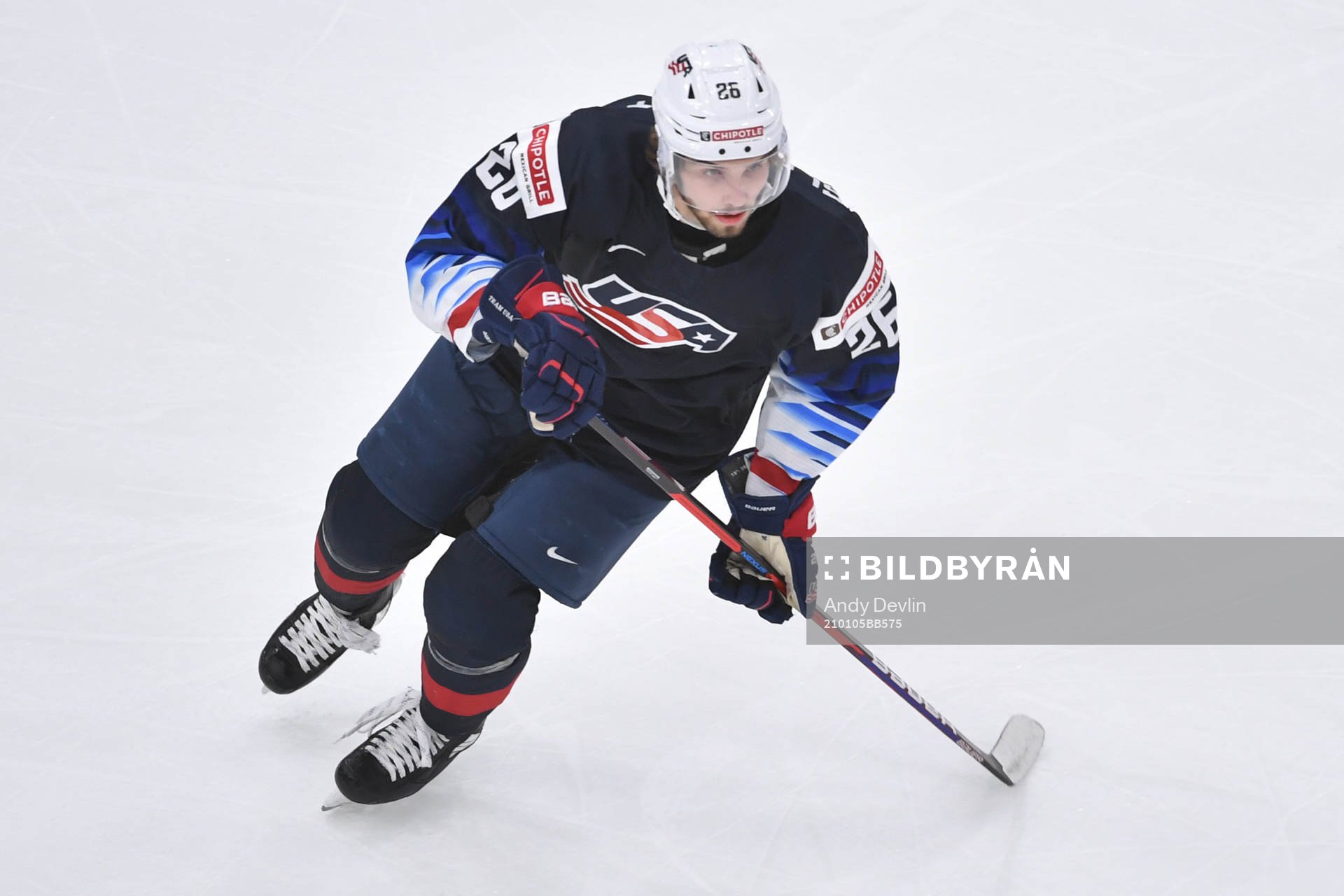 Landon Slaggert of USA skates