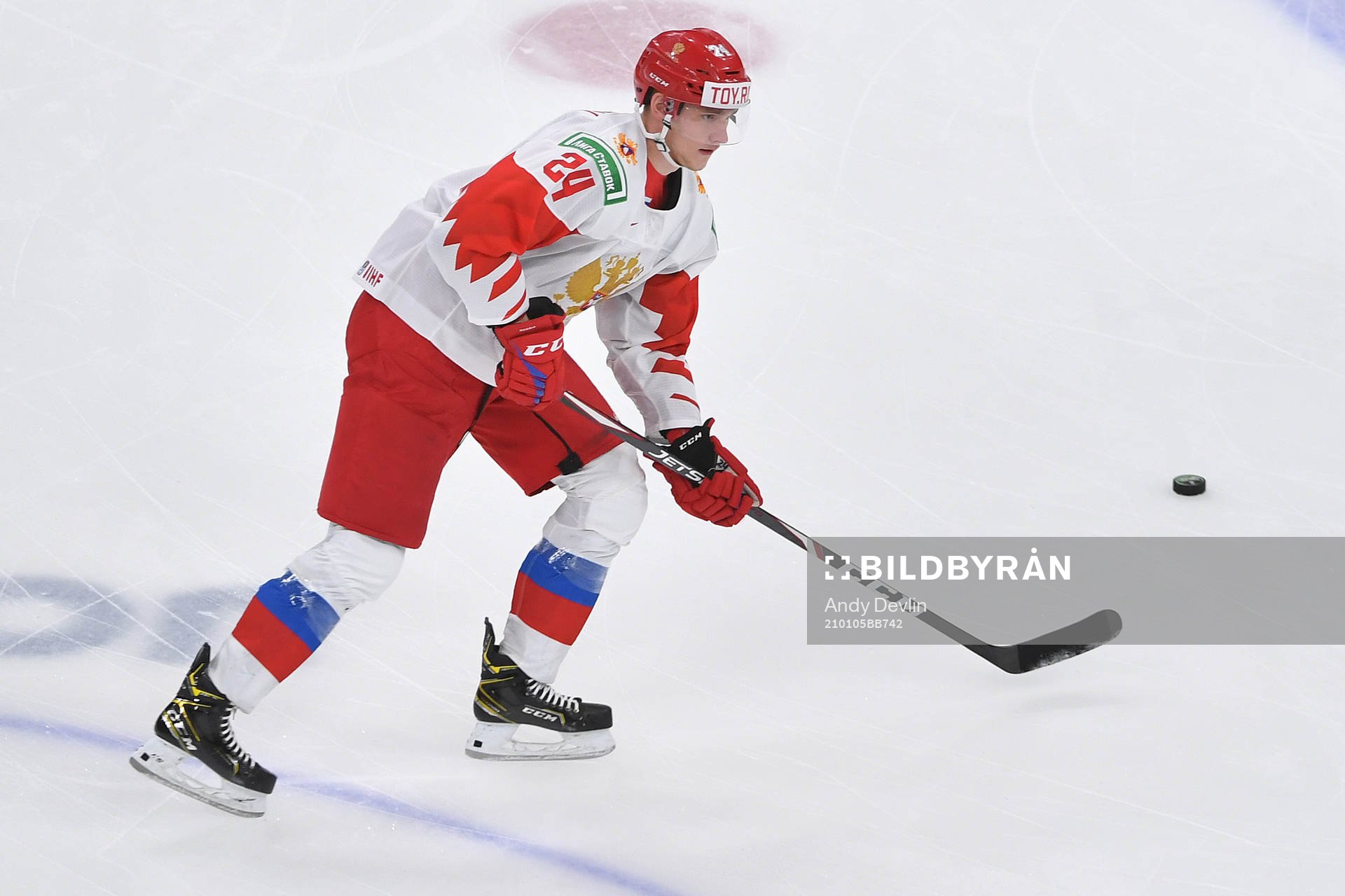 Ilya Safonov of Russia participates in warm up