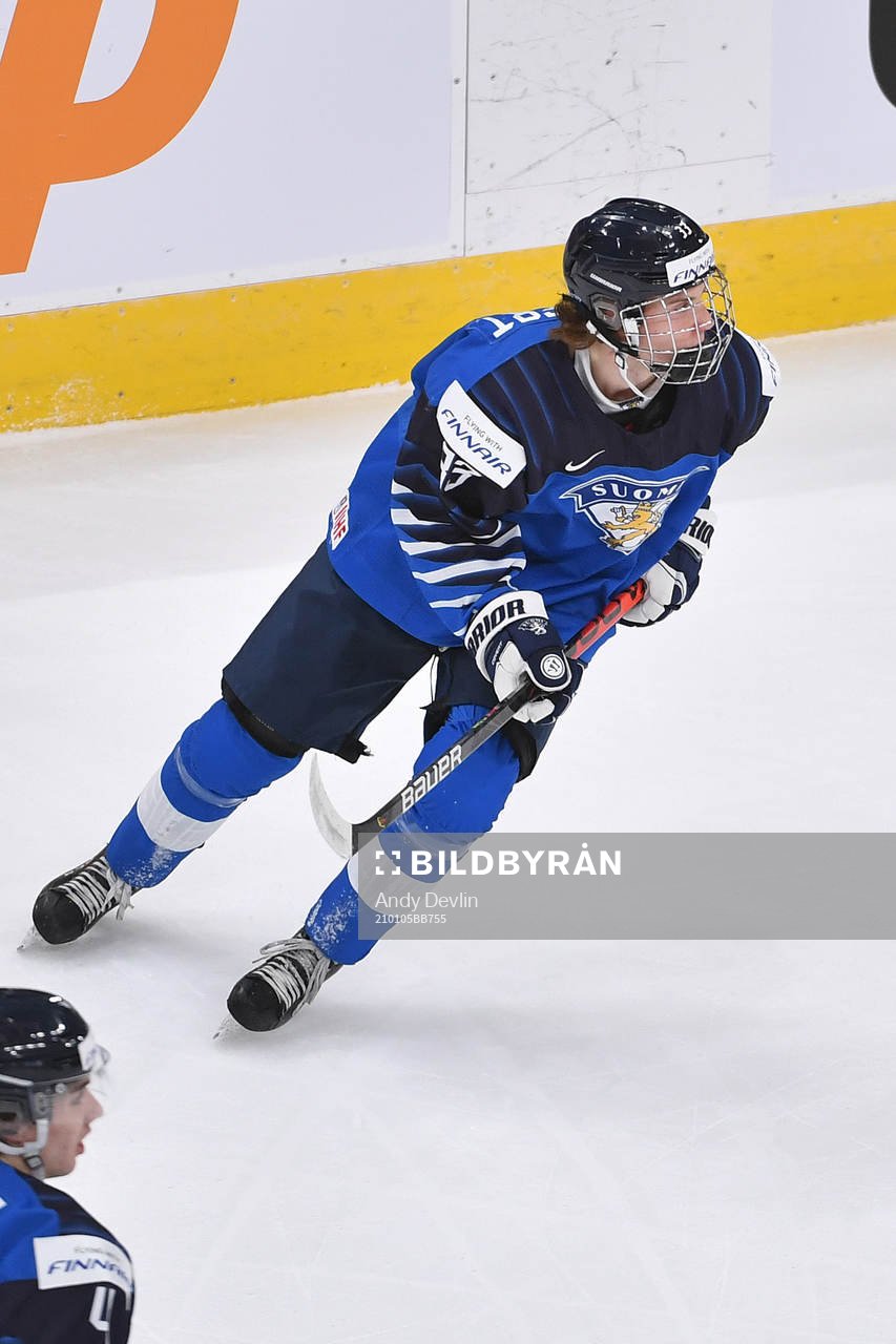 Brad Lambert of Finland skates