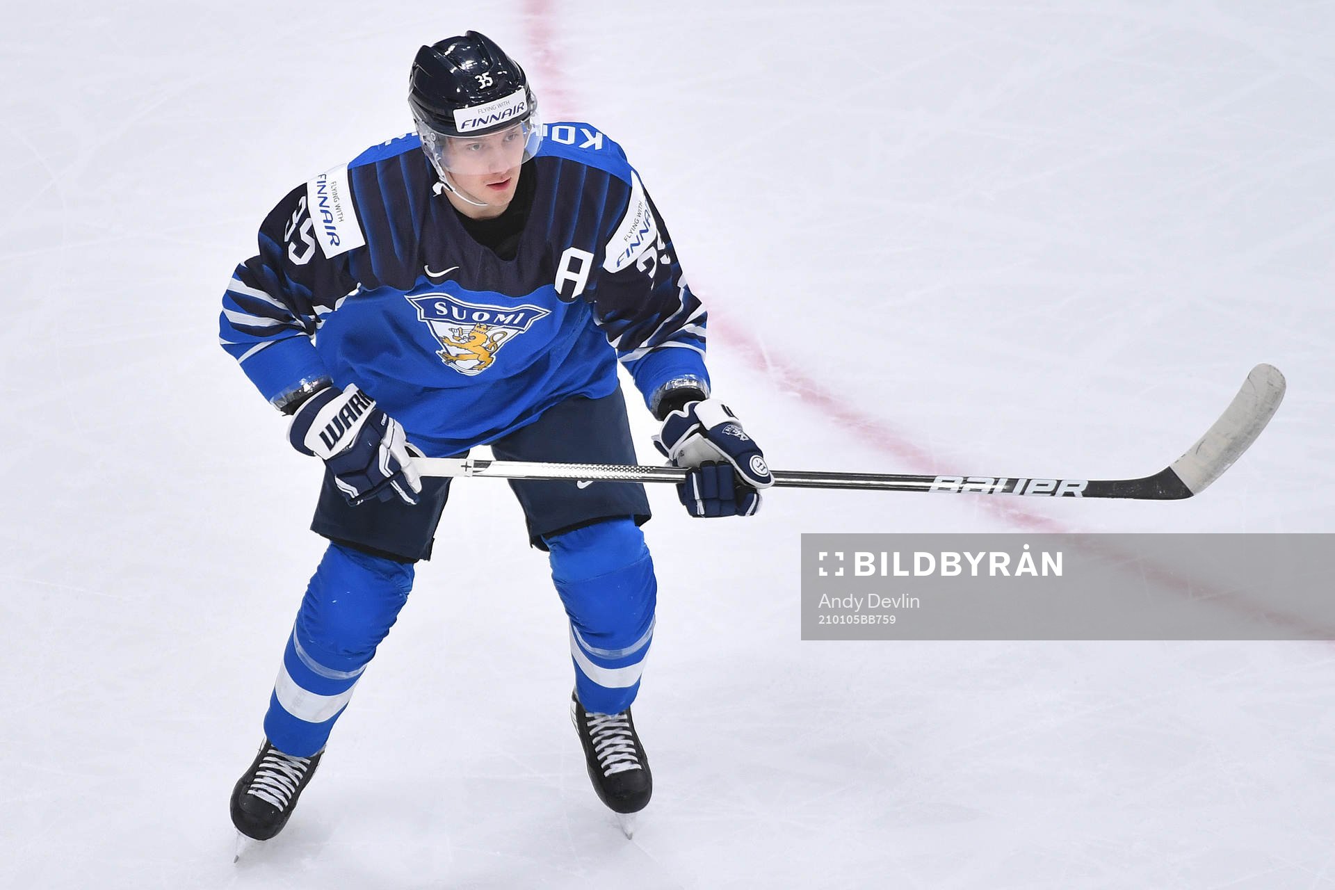 Mikko Kokkonen of Finland skates