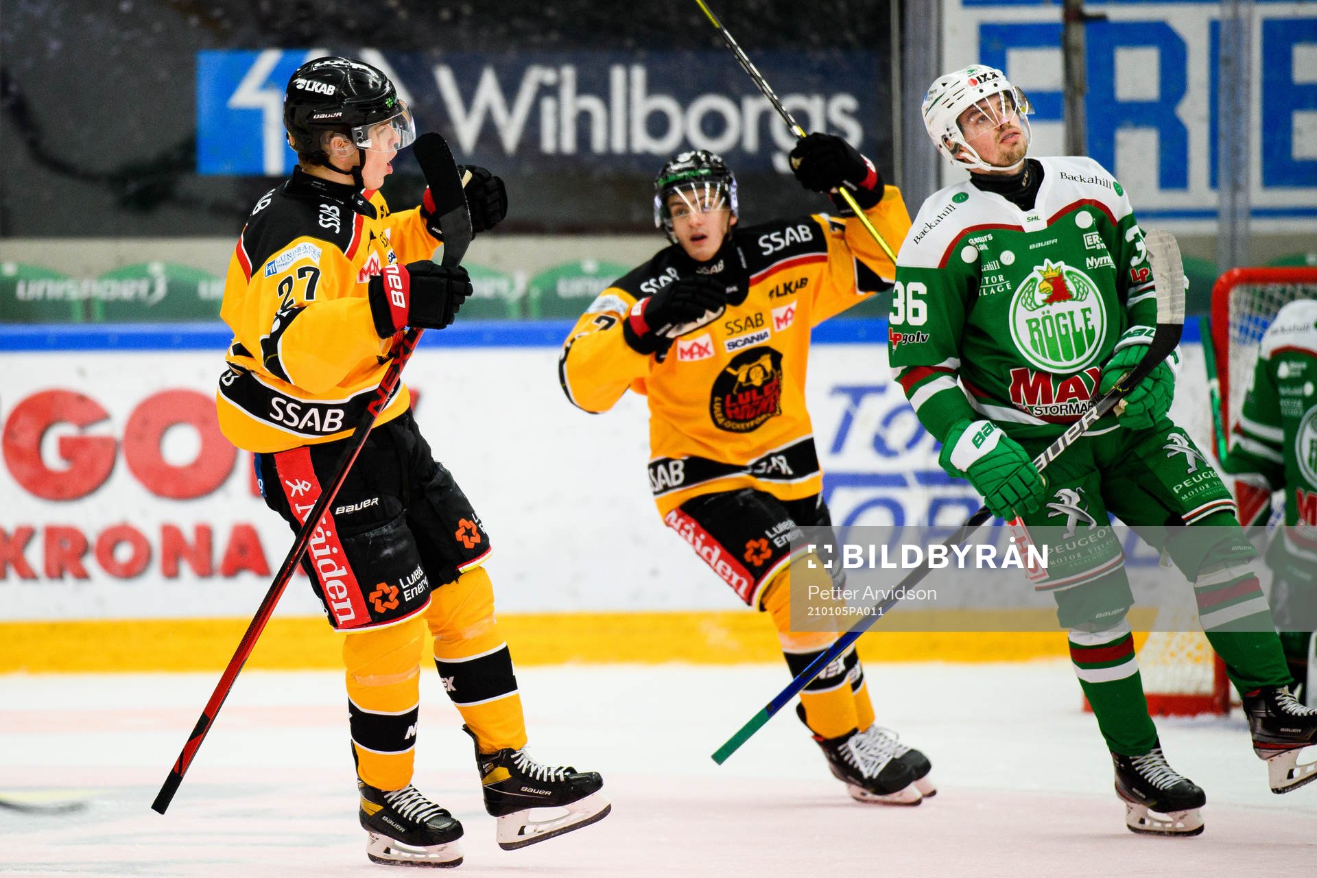 Luleås Nils Lundkvist jublar
