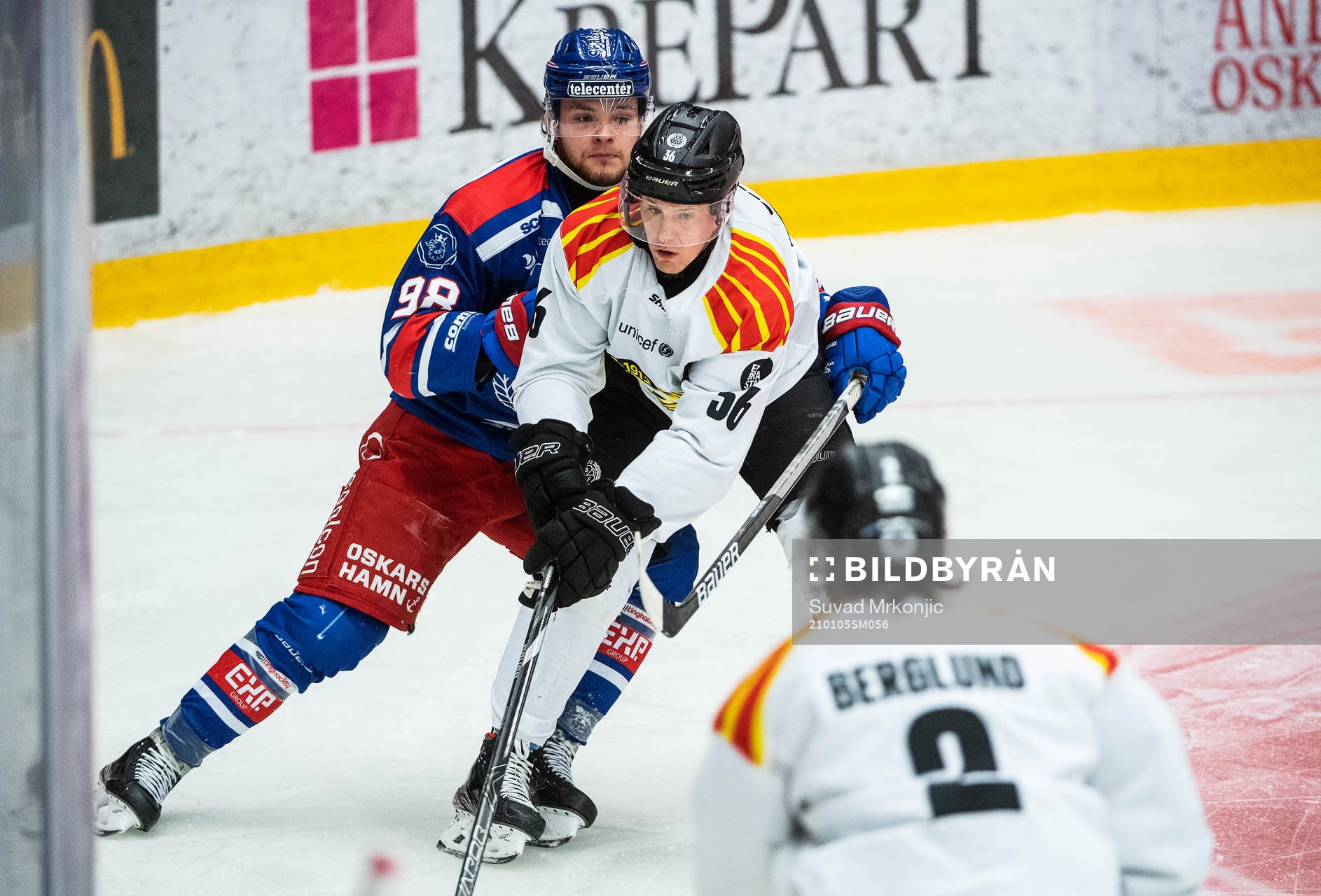 Oskarshamns Oliver Larsen och Brynäs Linus Ölund