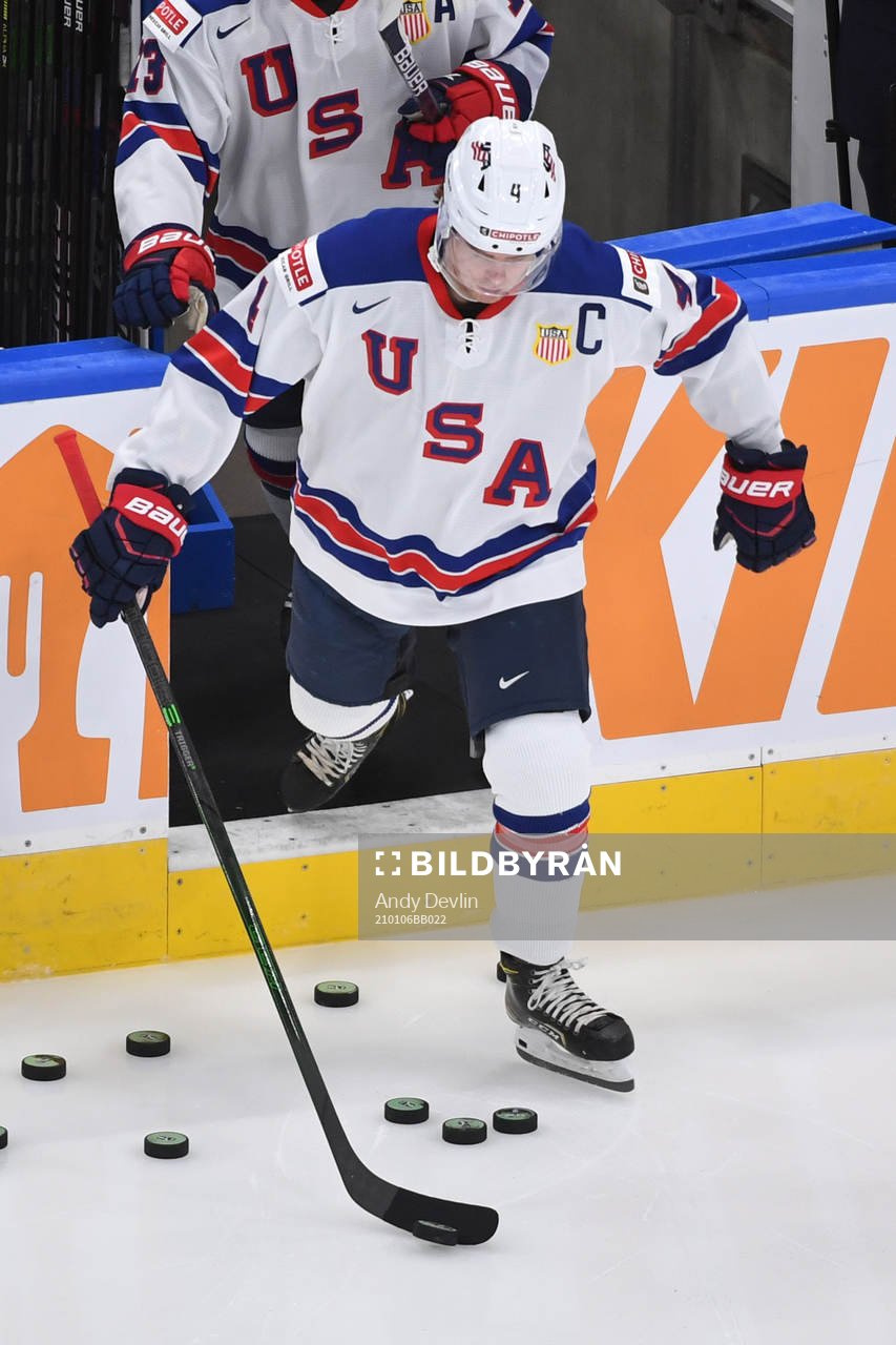 Cam York of USA steps