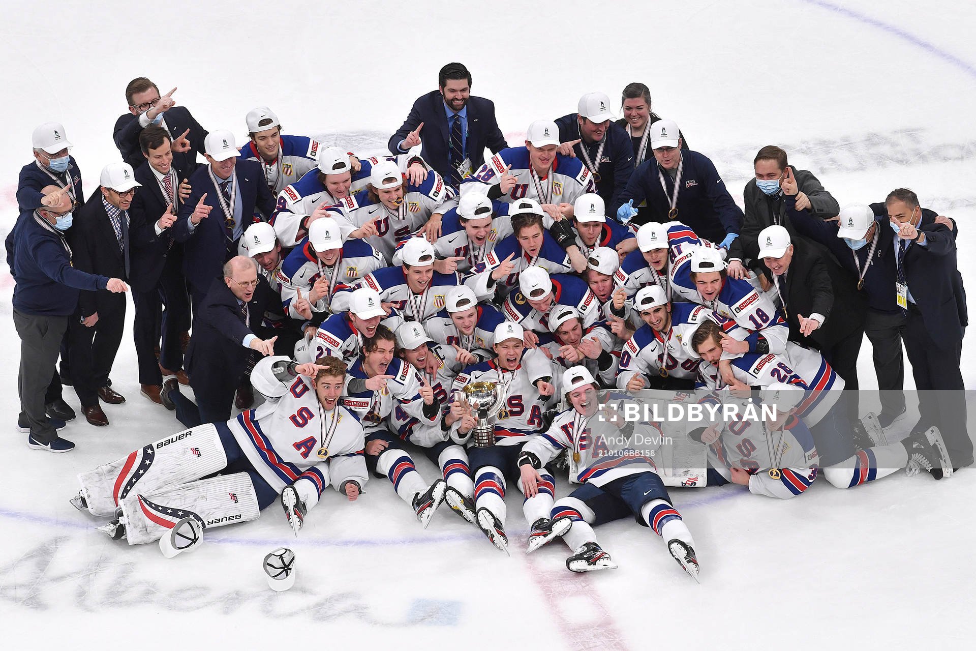 Team USA poses for their team photograph