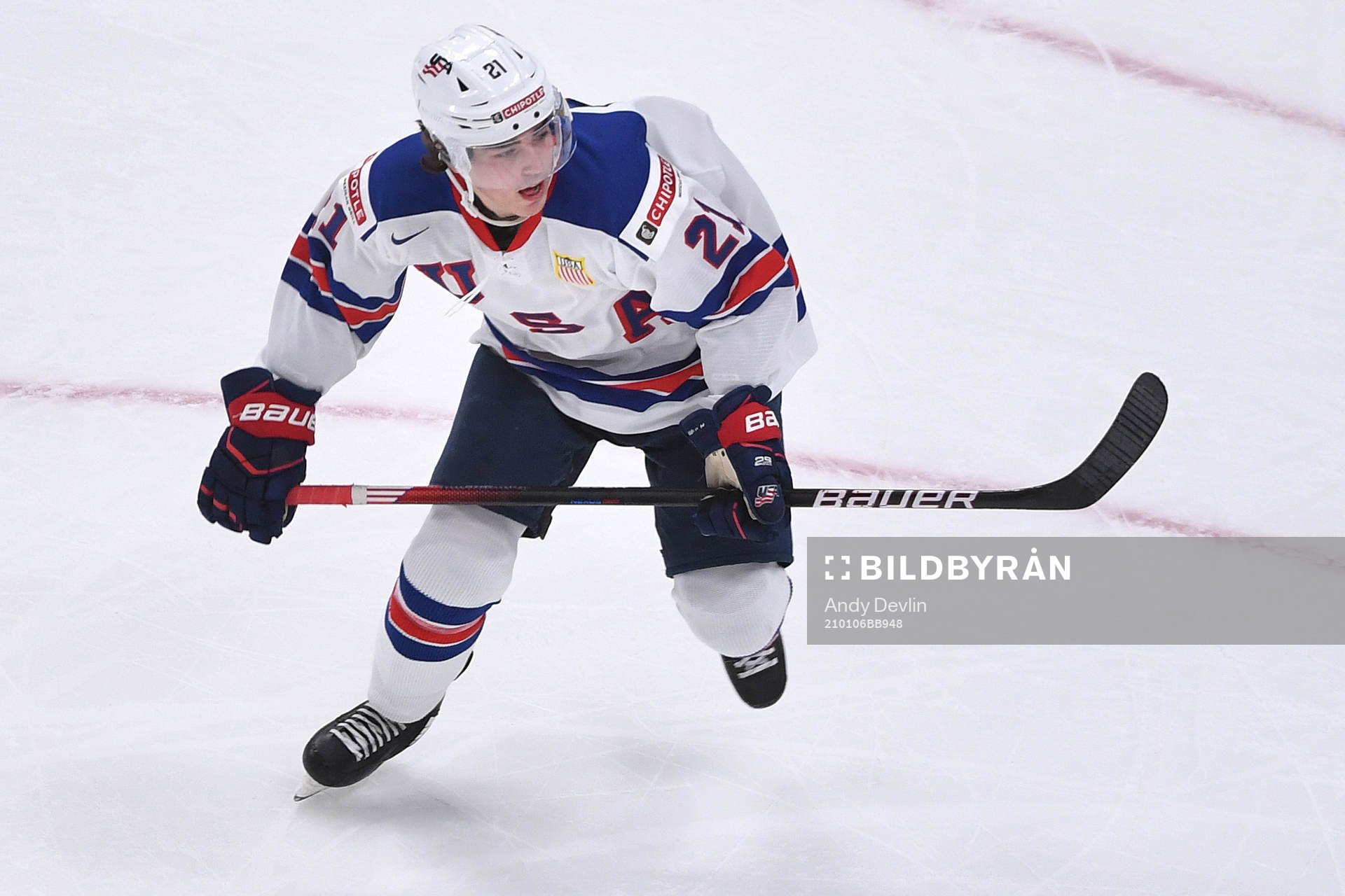 Brett Berard of USA skates