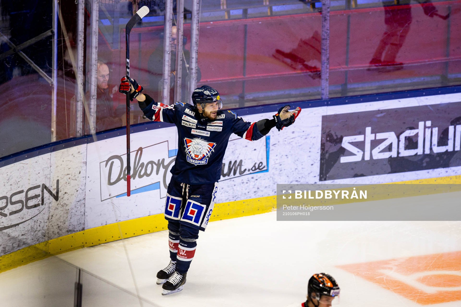Linköpings Jaakko Rissanen jublar