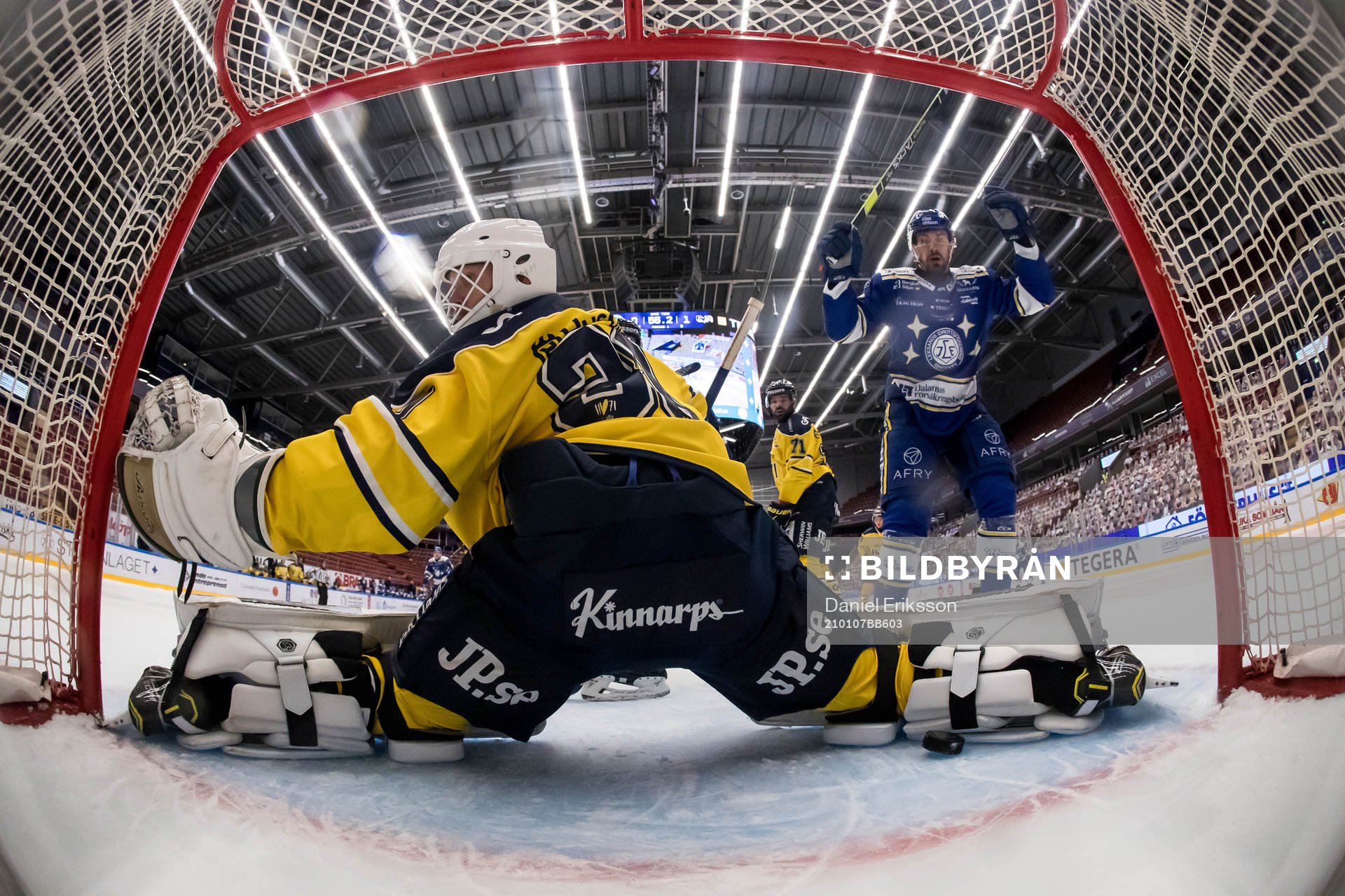 Leksands Marek Hrivik jublar
