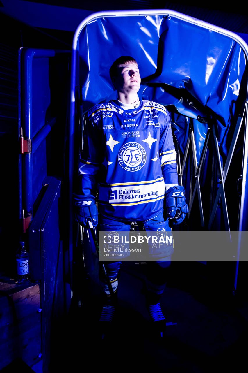 Leksands Lucas Nordsäter på väg in