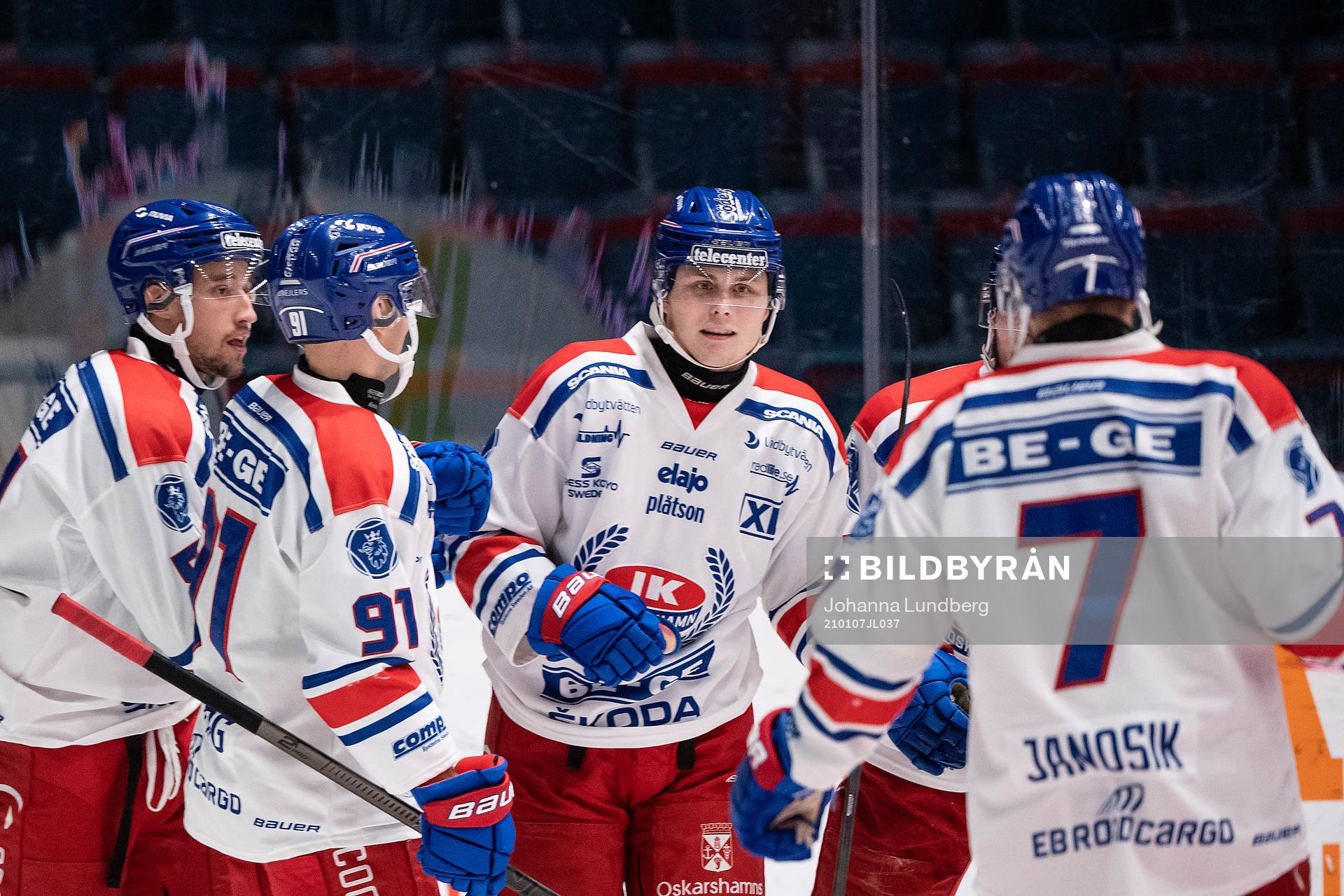 Oskarshamns Kim Strömberg jublar