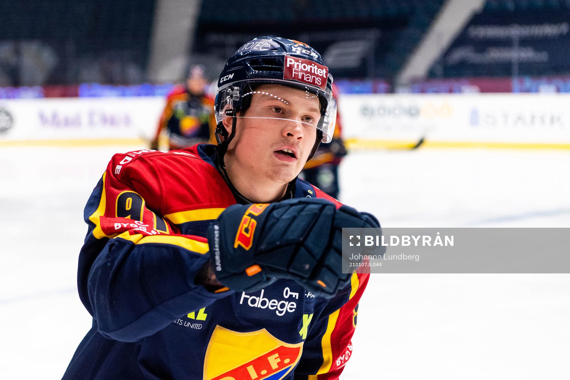 Djurgårdens Linus Andersson jublar