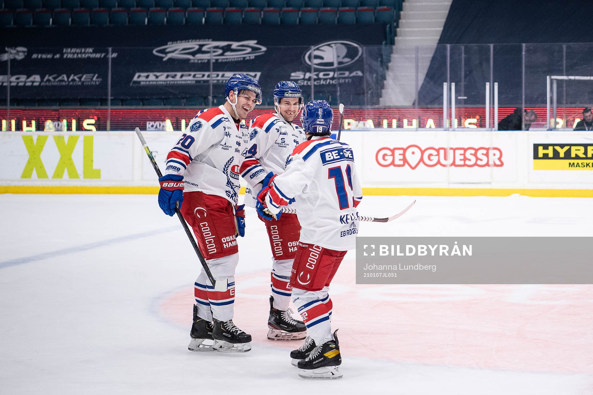 Oskarshamns Lance Bouma, Nolan Zajac och Tyler Kelleher