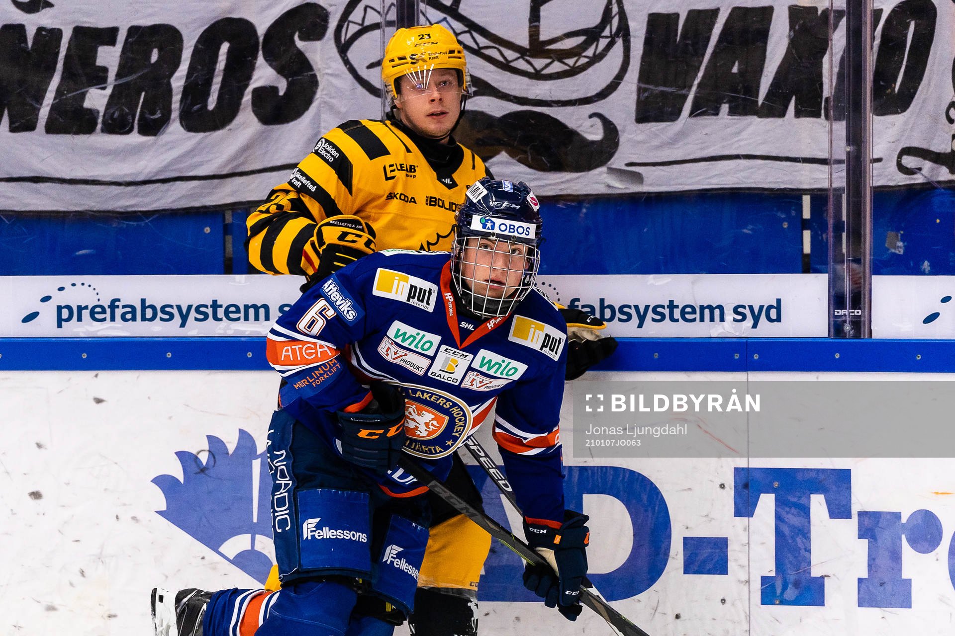 Skellefteås William Persson och Växjös Victor Stjernborg