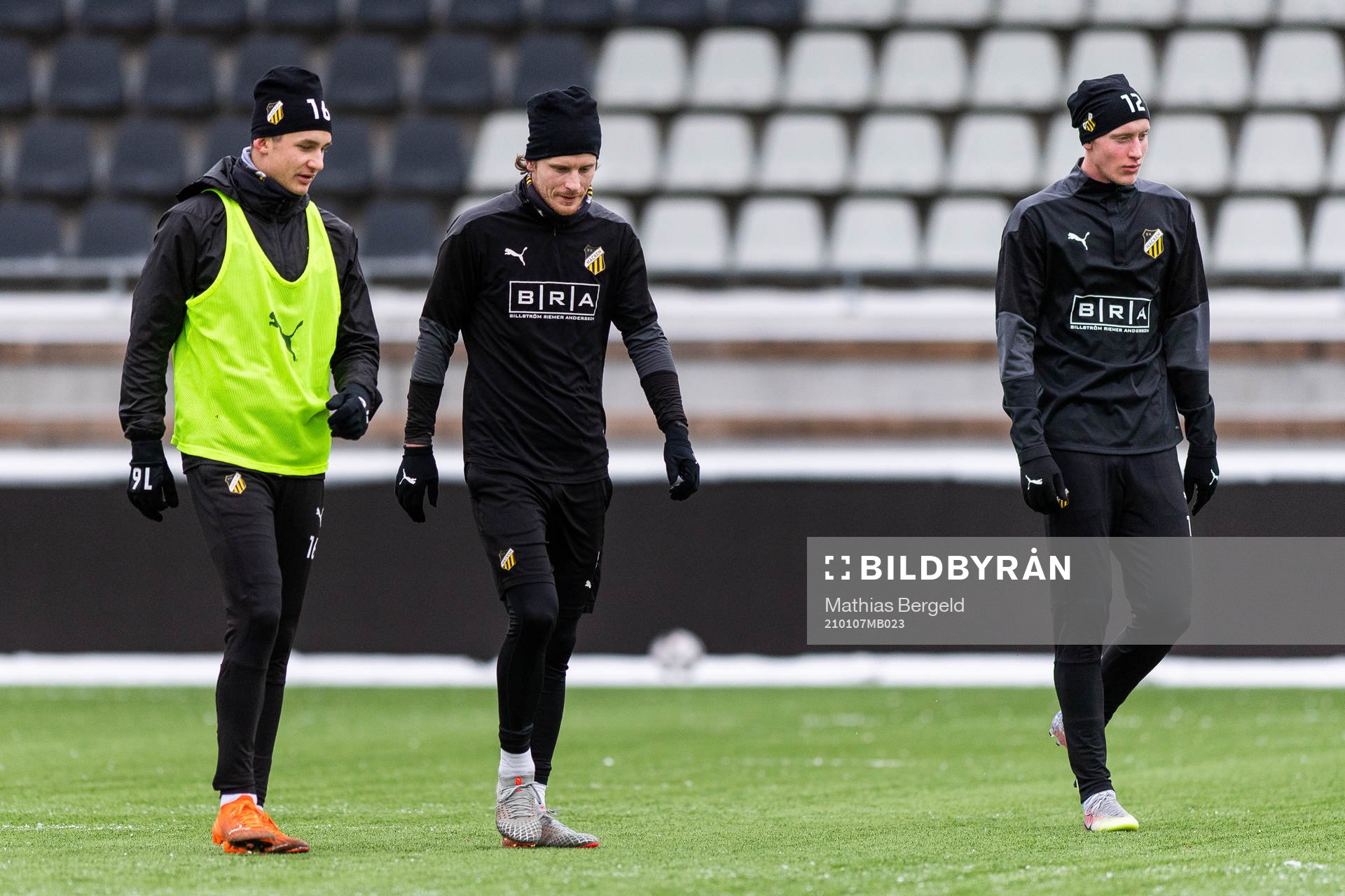 Leo Bengtsson, Erik Friberg och Valgeir Lunddal Fridriksson