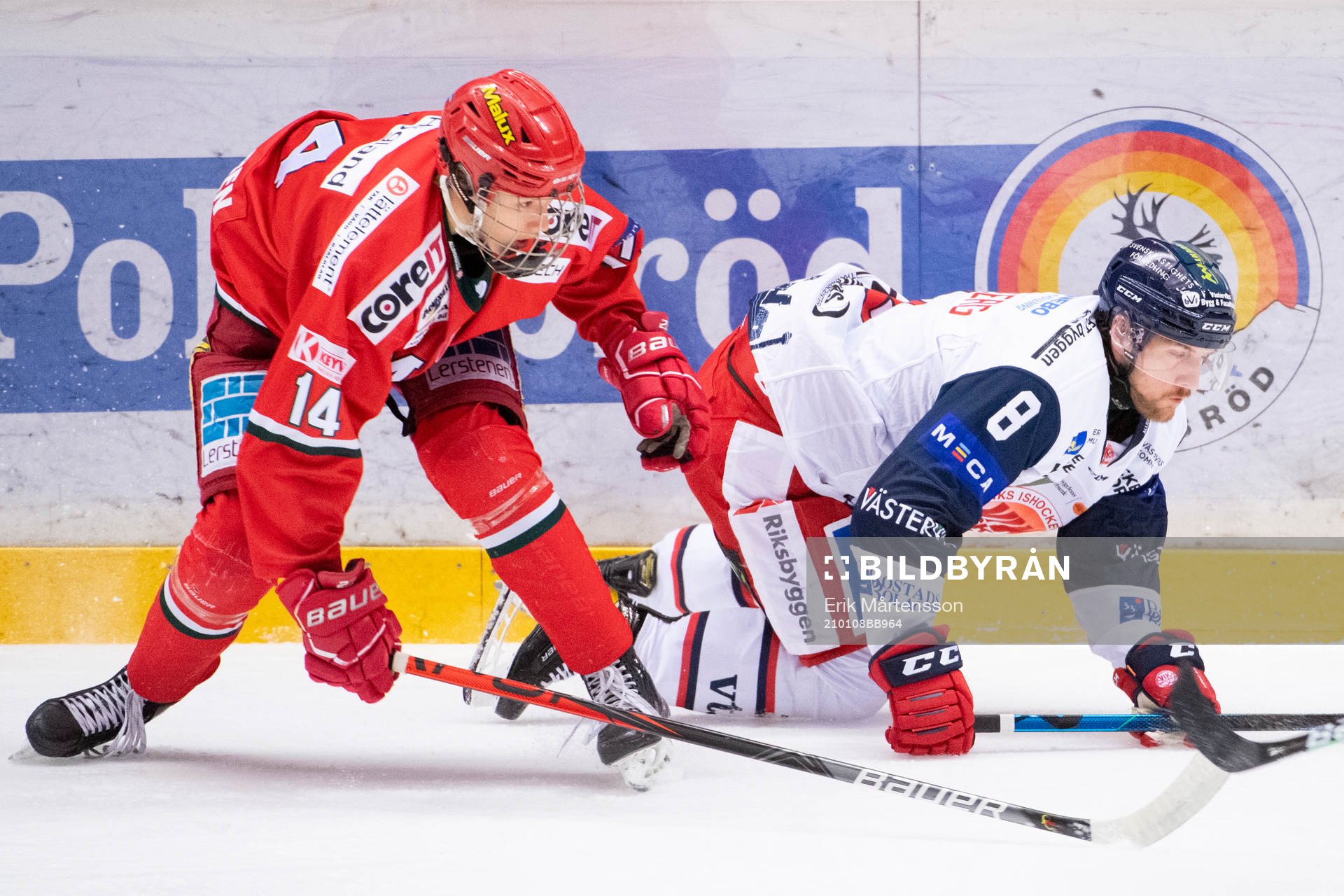 Modos William Strömgren och Västerviks Emil Wahlberg