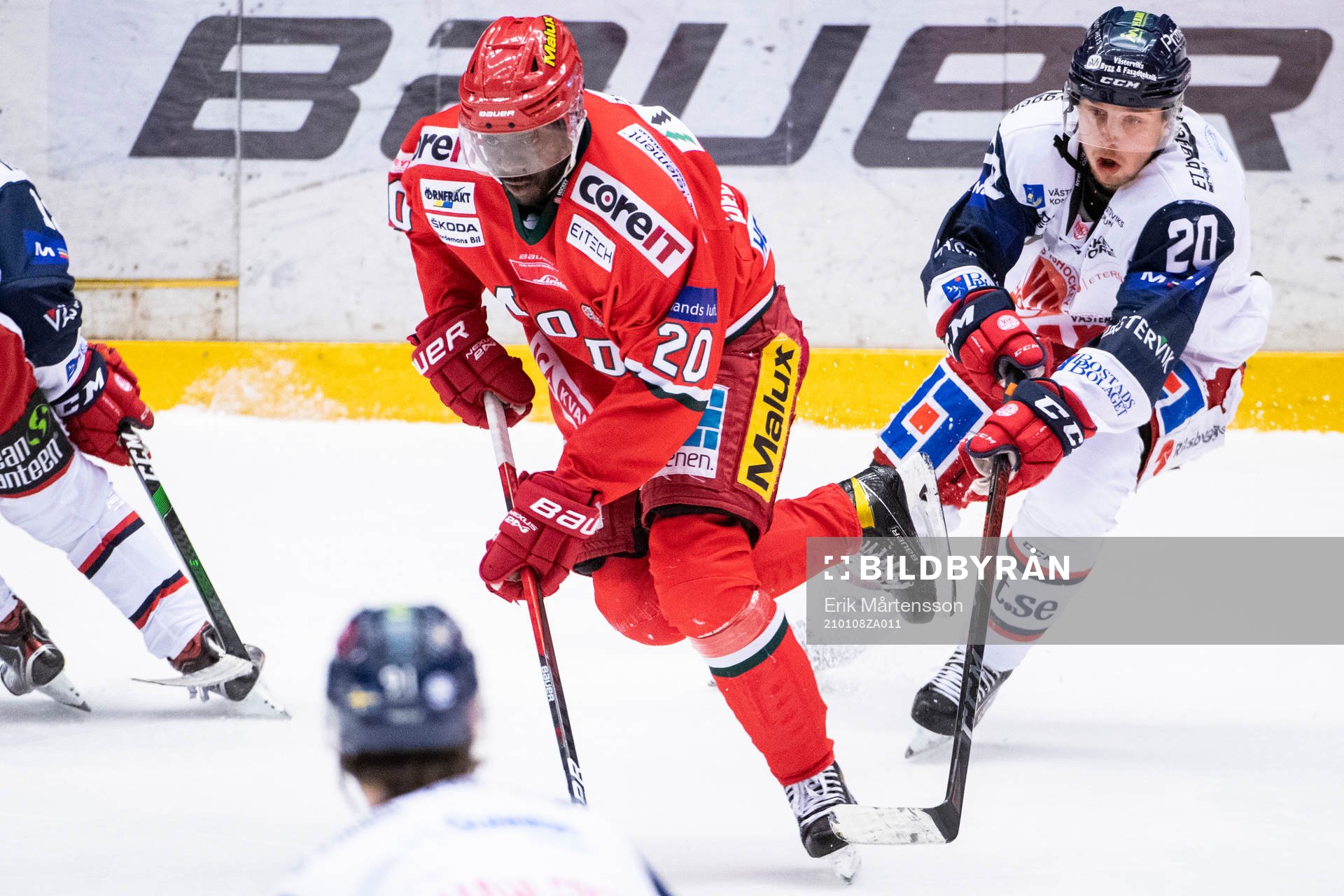 Modos Edwin Hedberg och Västerviks Marcus Westfält