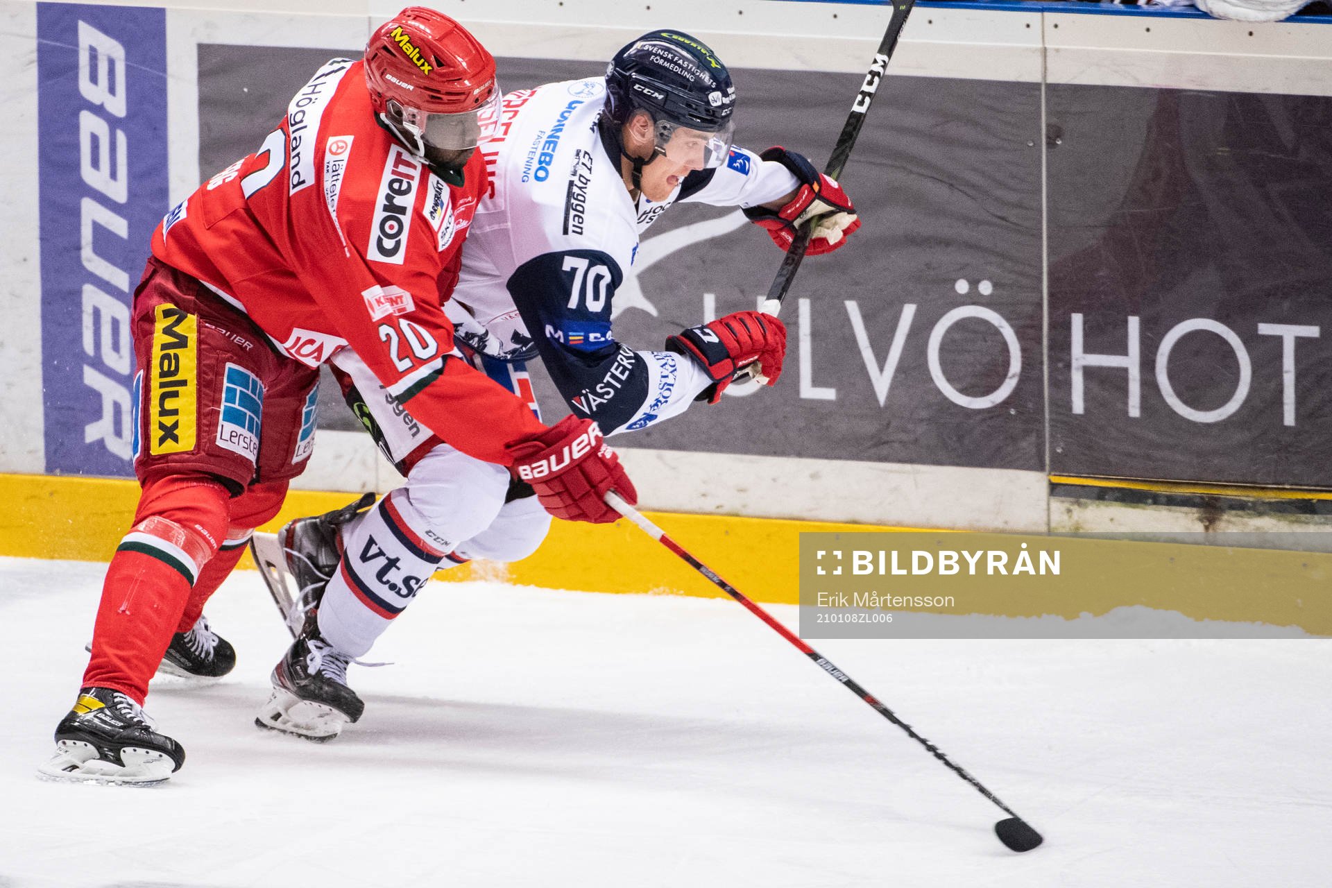 Modos Edwin Hedberg och Västerviks Jacob Bjerselius