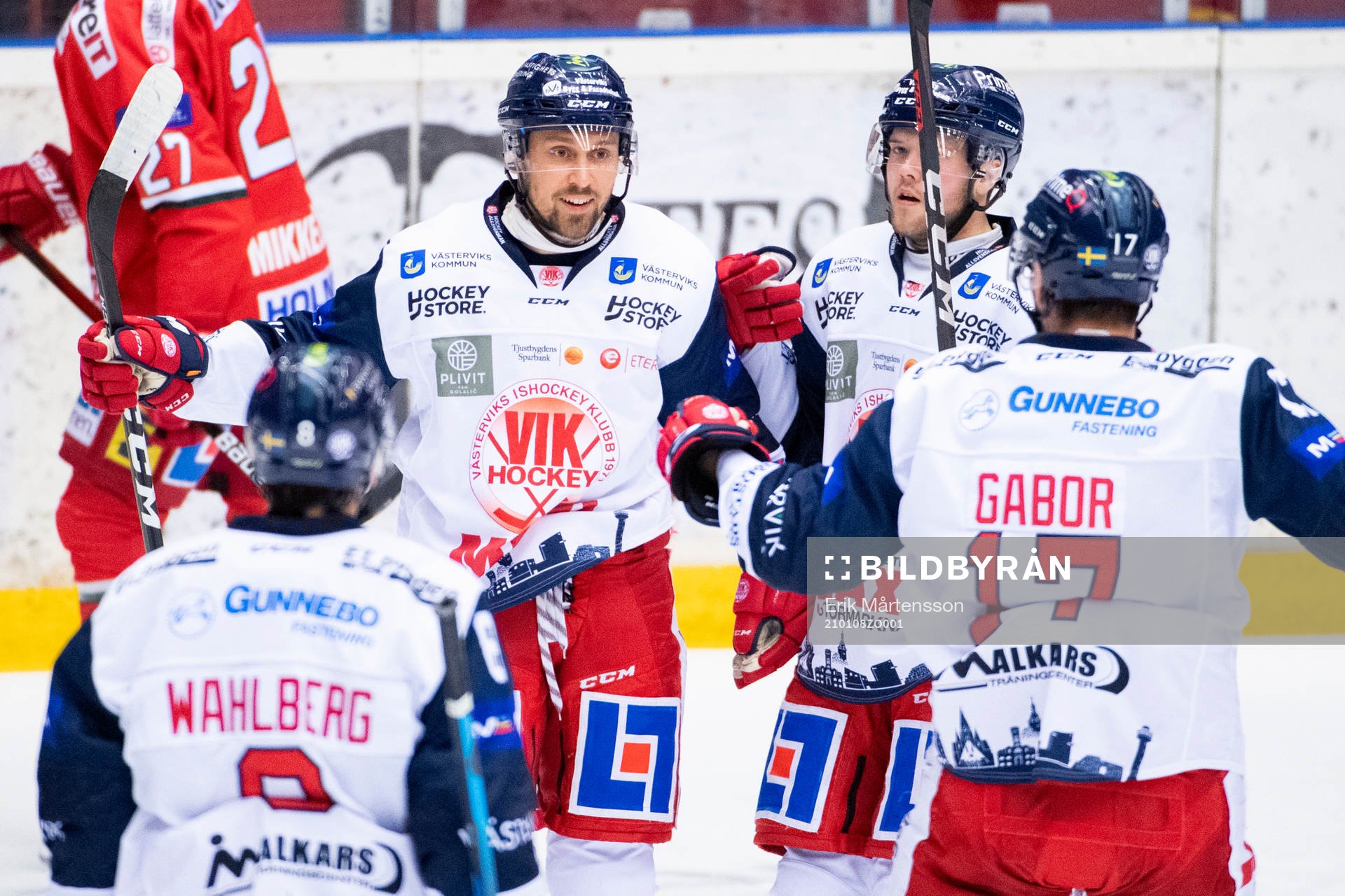 Västerviks Michael Kapla och Oscar Pettersson jublar