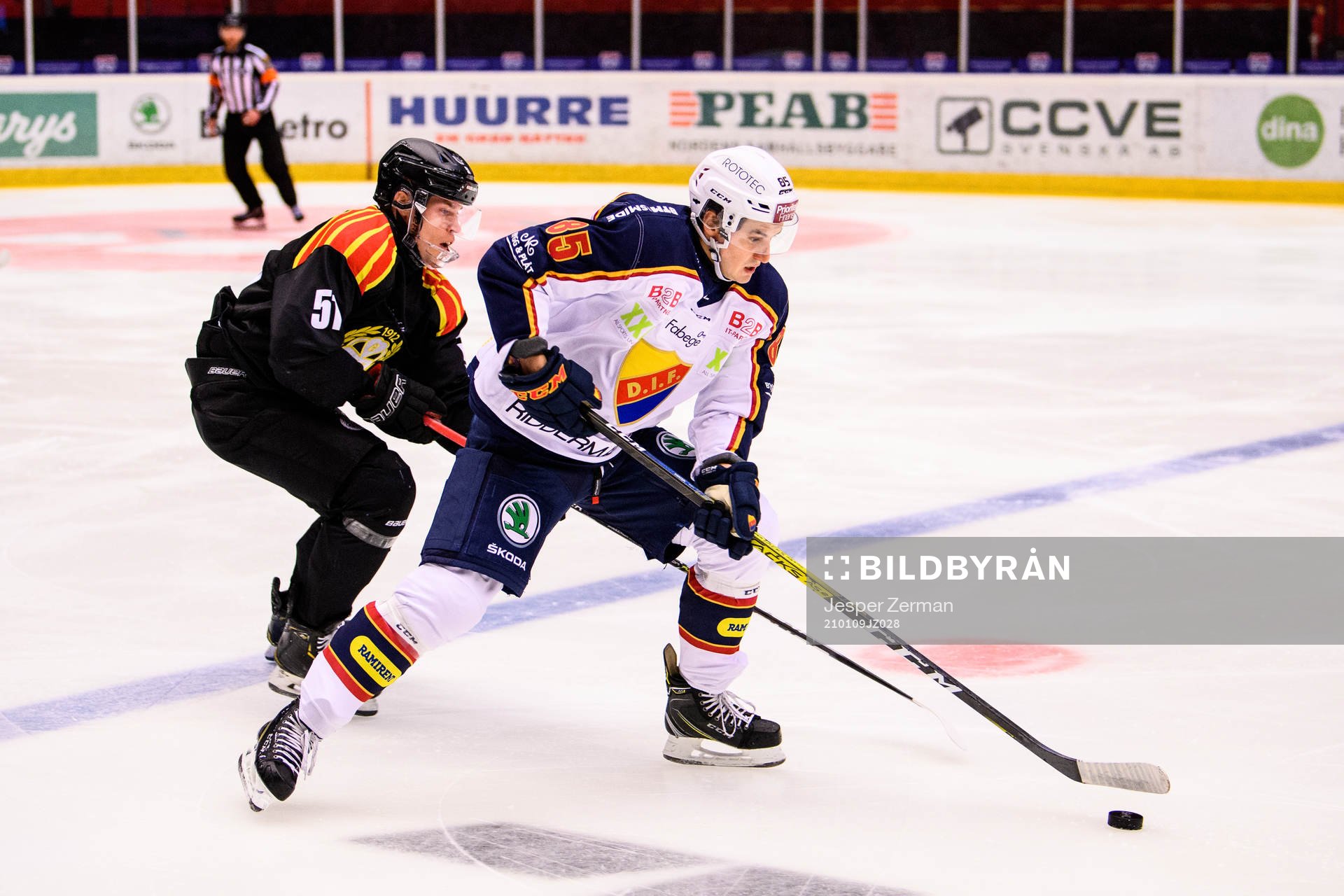 Brynäs Tomi Sallinen och Djurgårdens Michael Haga