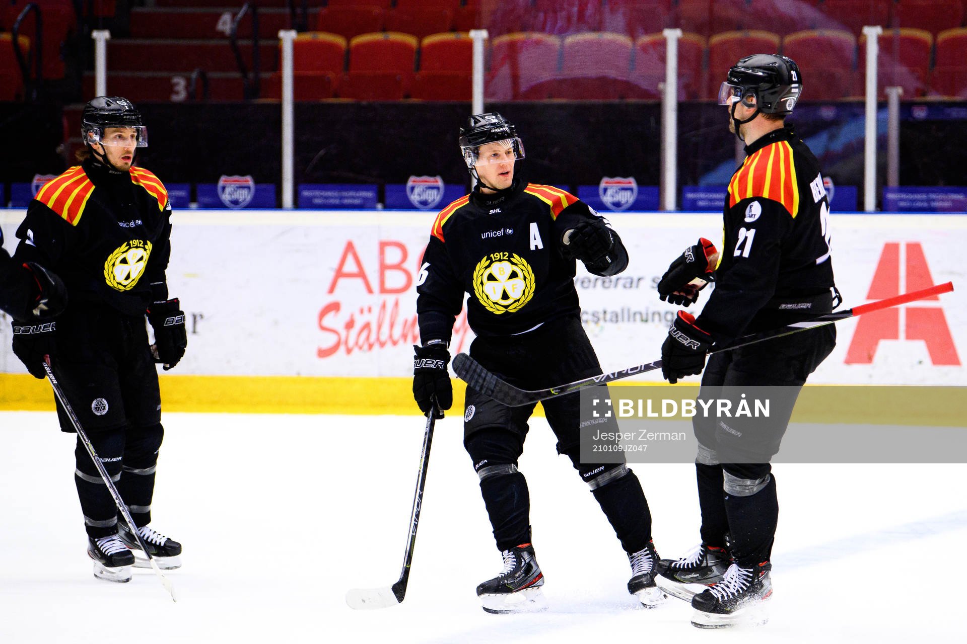 Brynäs Kristofer Berglund , Linus Ölund och Patrik