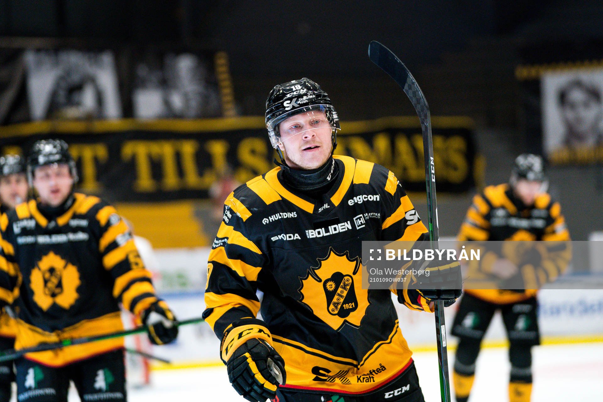 Skellefteås Tuomas Kiiskinen jublar