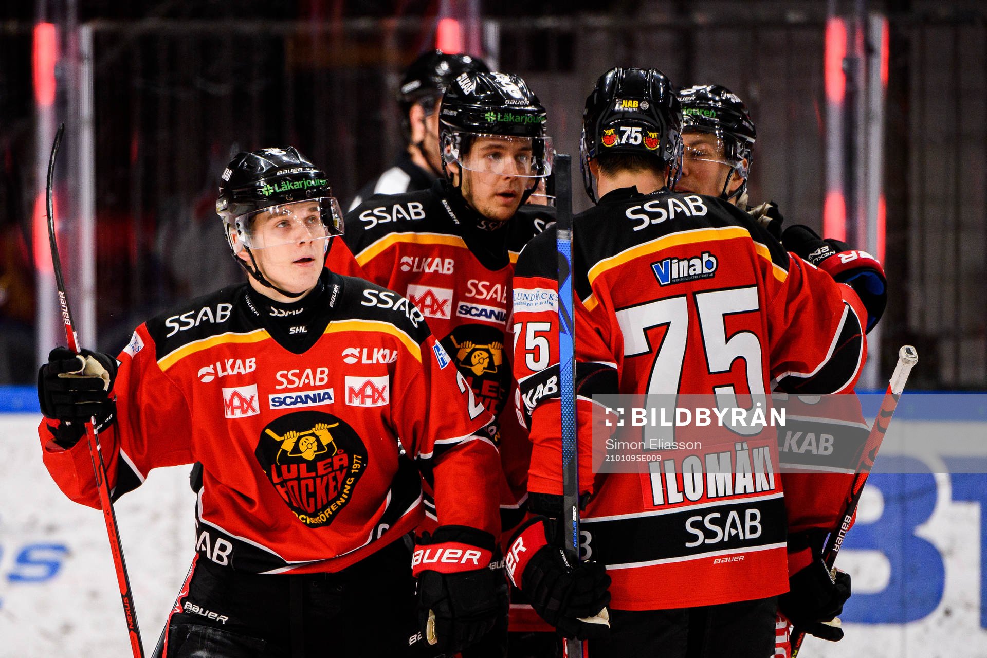 Luleås Nils Lundkvist jublar