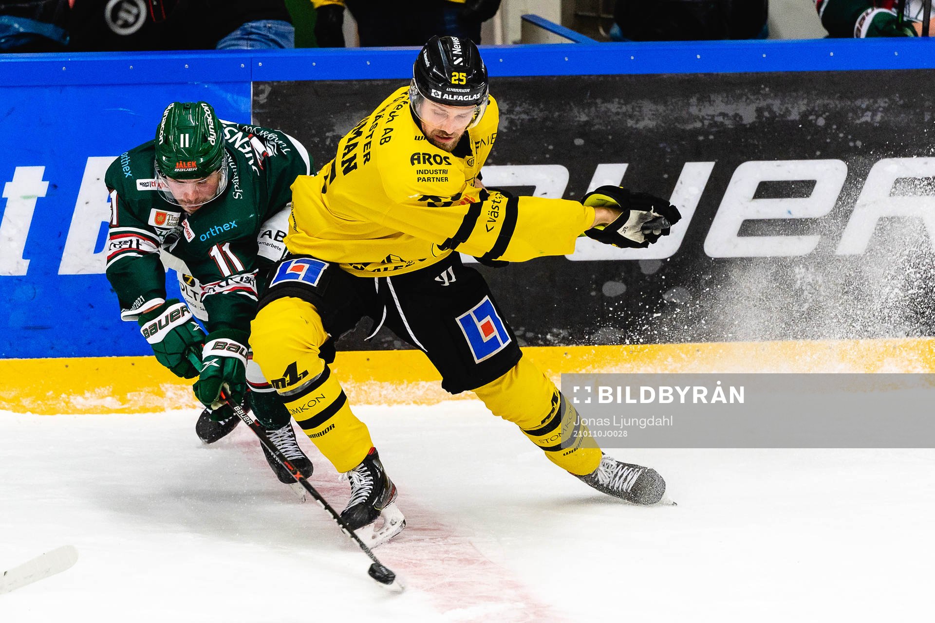 Tingsryds Anton Svensson och Västerås Marcus Bergman