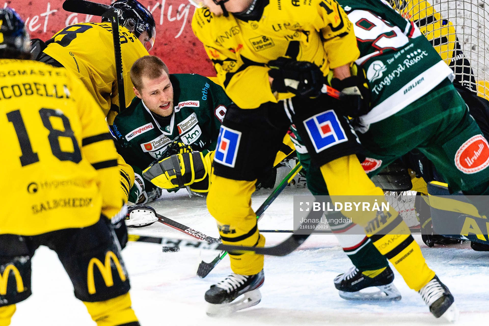 Tingsryds Martin Janolhs utan hjälm