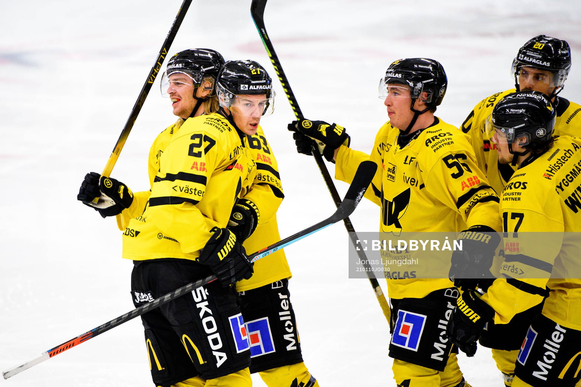 Västerås Sebastian Benker jublar