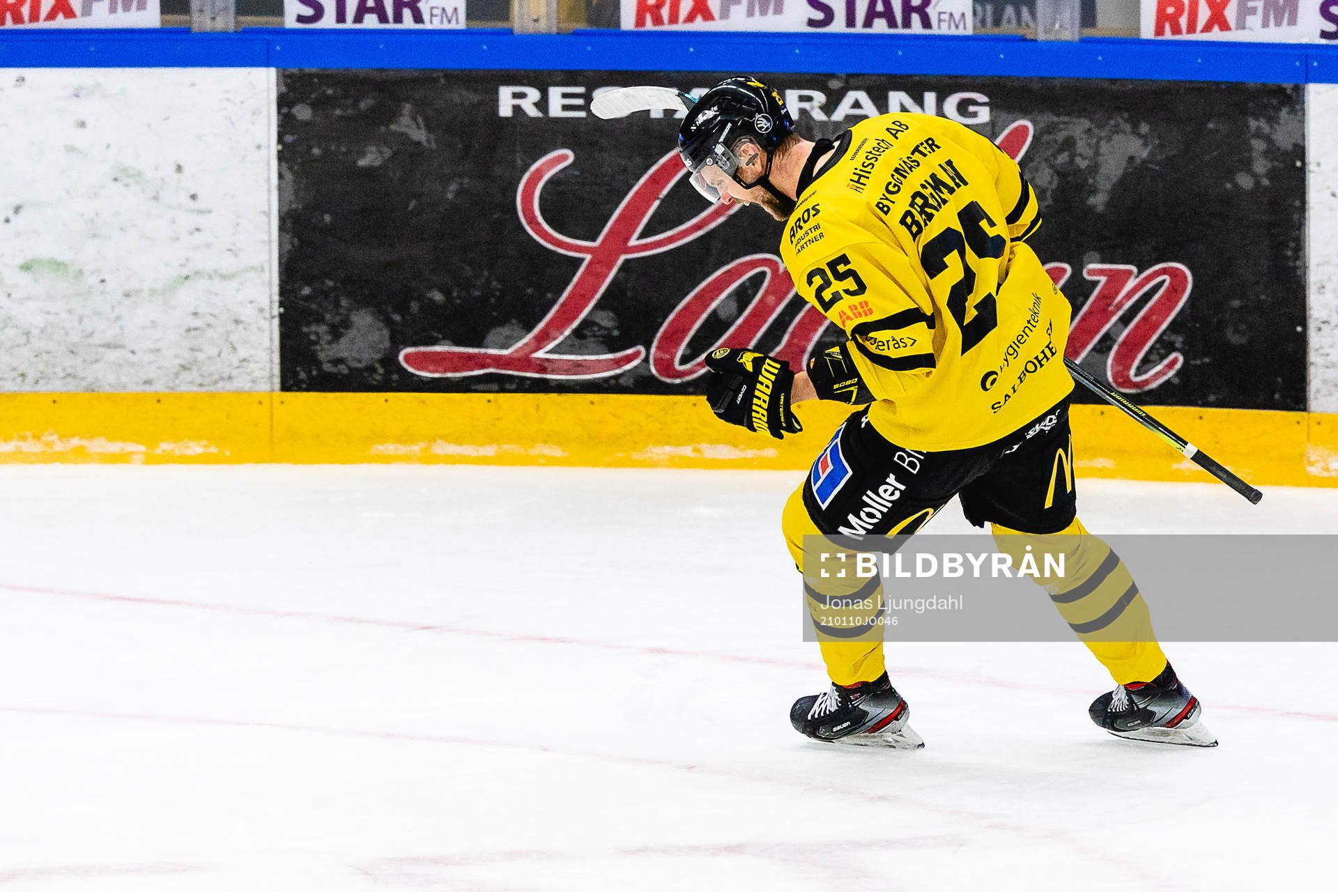 Västerås Marcus Bergman jublar