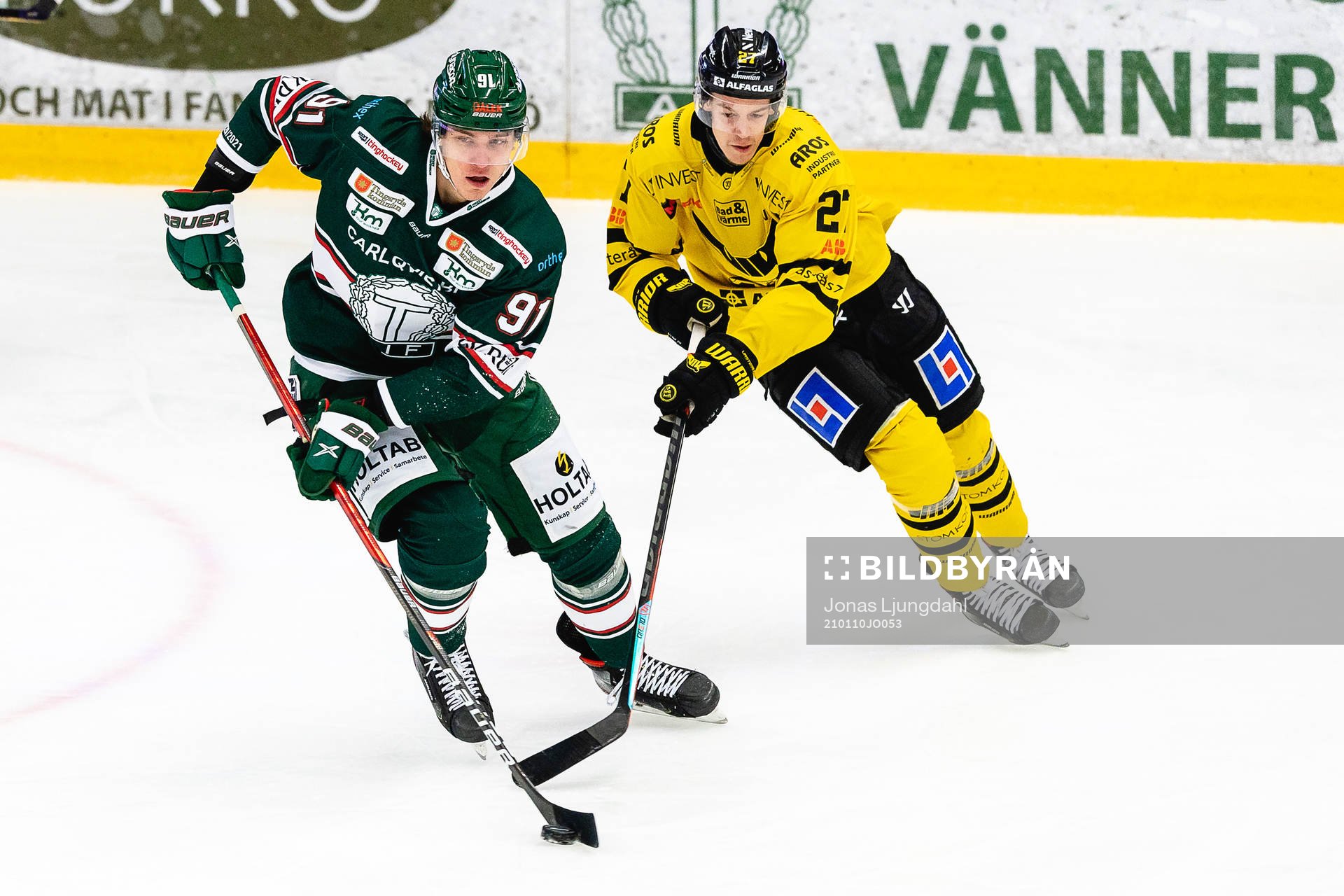 Tingsryds Gustav Olhaver och Västerås Sebastian Benker