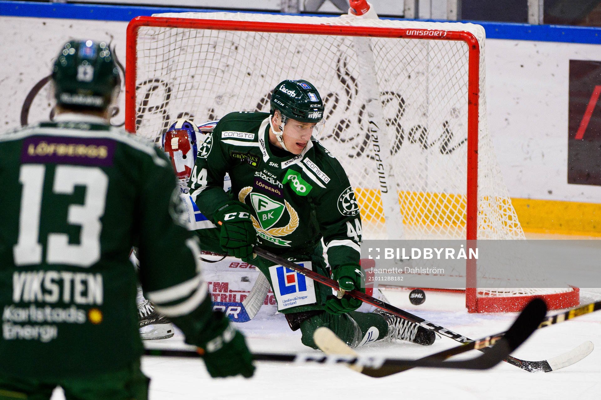 Färjestads Jacob Peterson gör 1-0