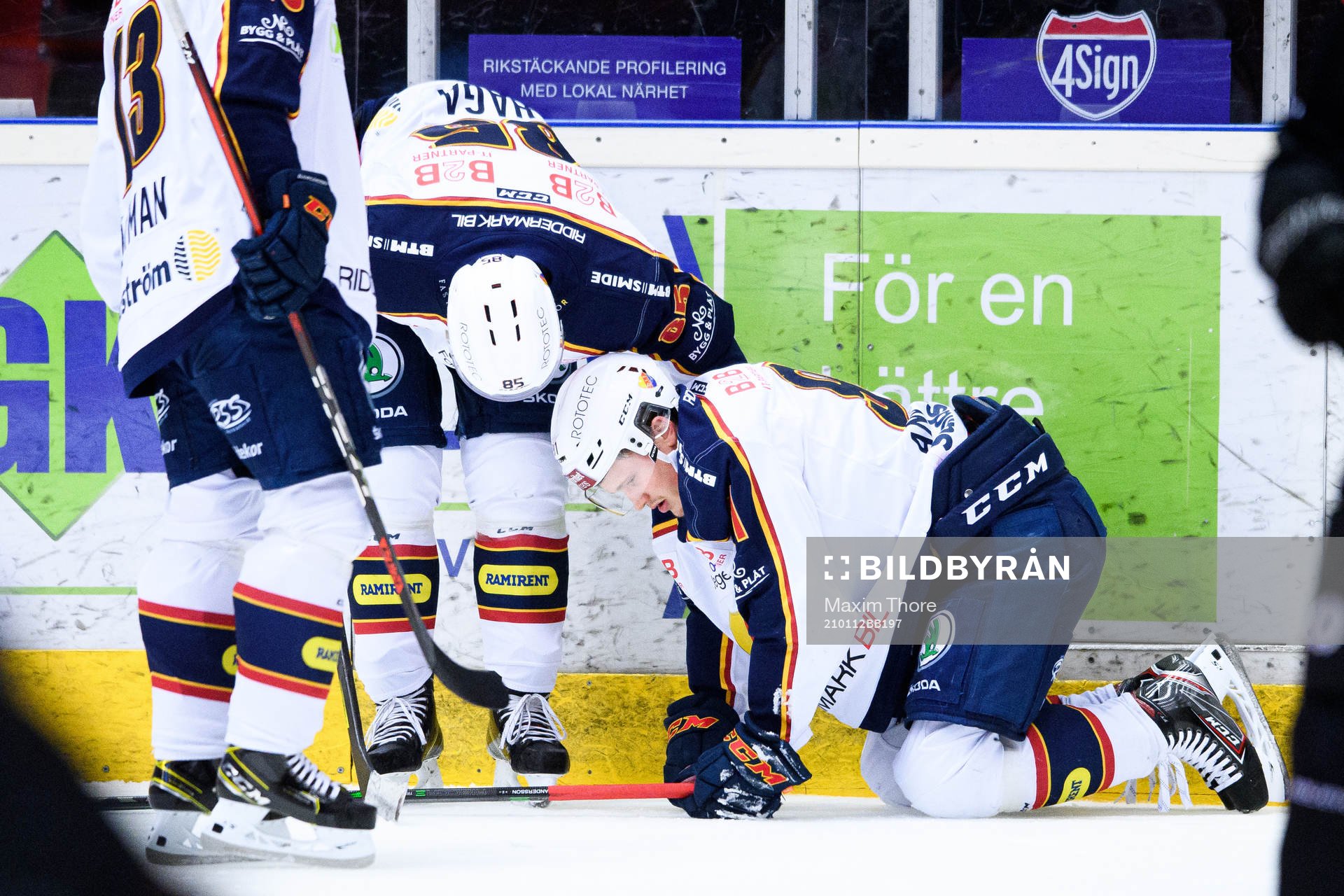 Djurgårdens Linus Andersson har ont