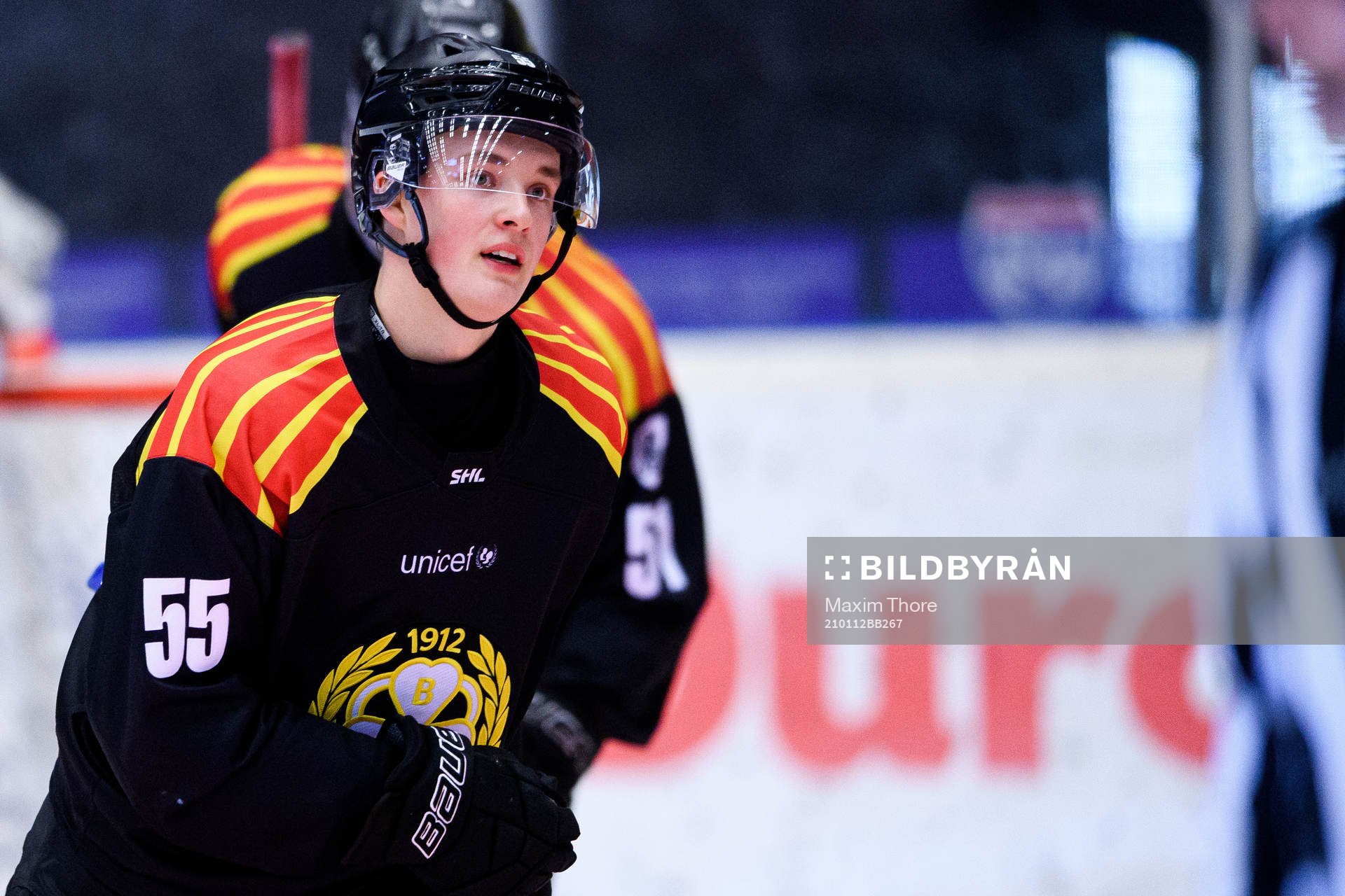 Brynäs Noel Gunler jublar