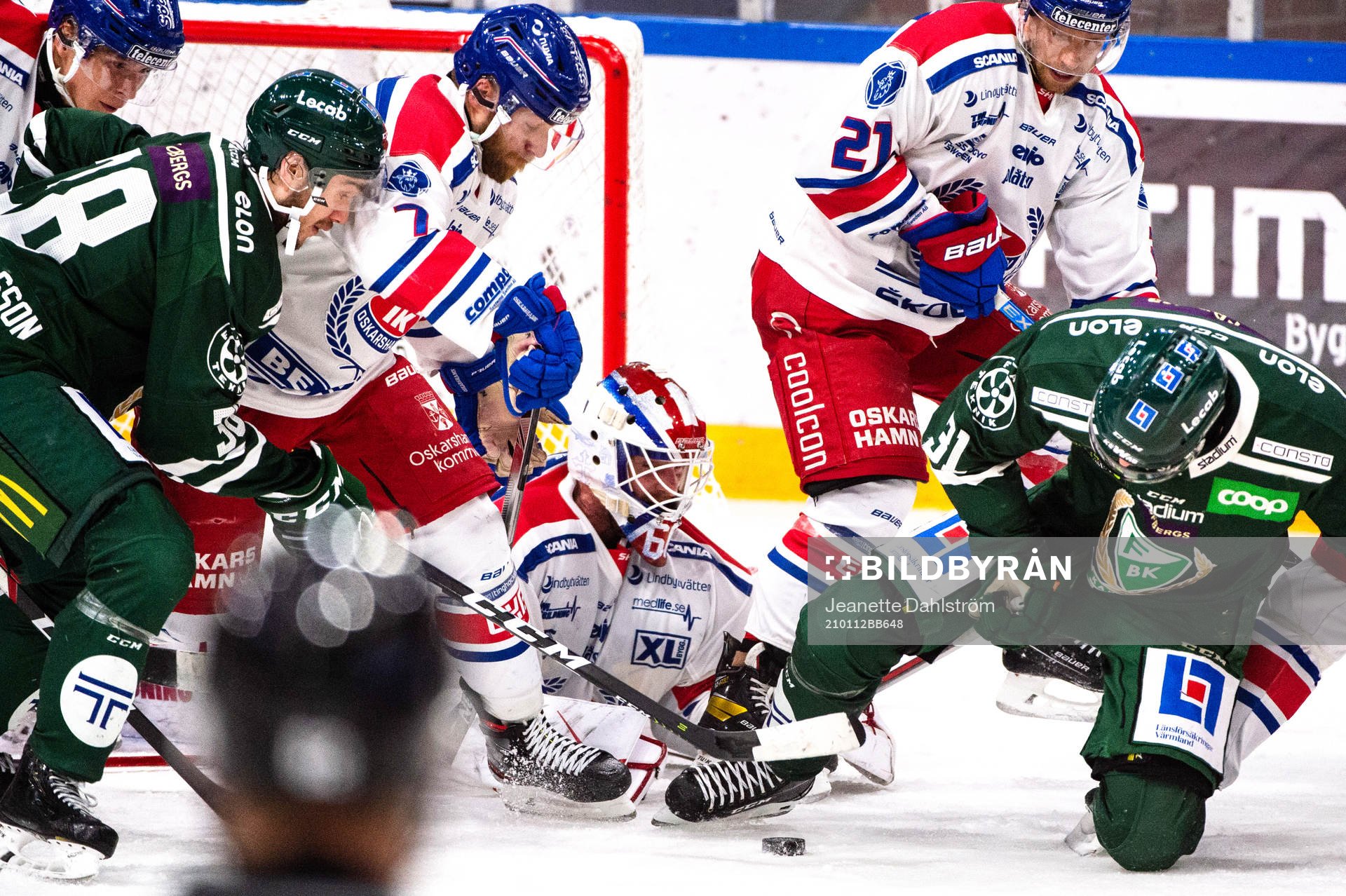 Färjestads  Jakob Karlsson Forsbacka , Carl Jakobsson och