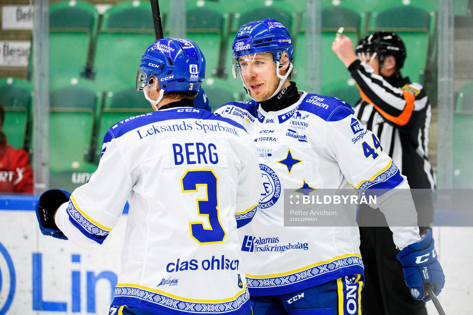 Leksands August Berg och Carter Ashton jubilar