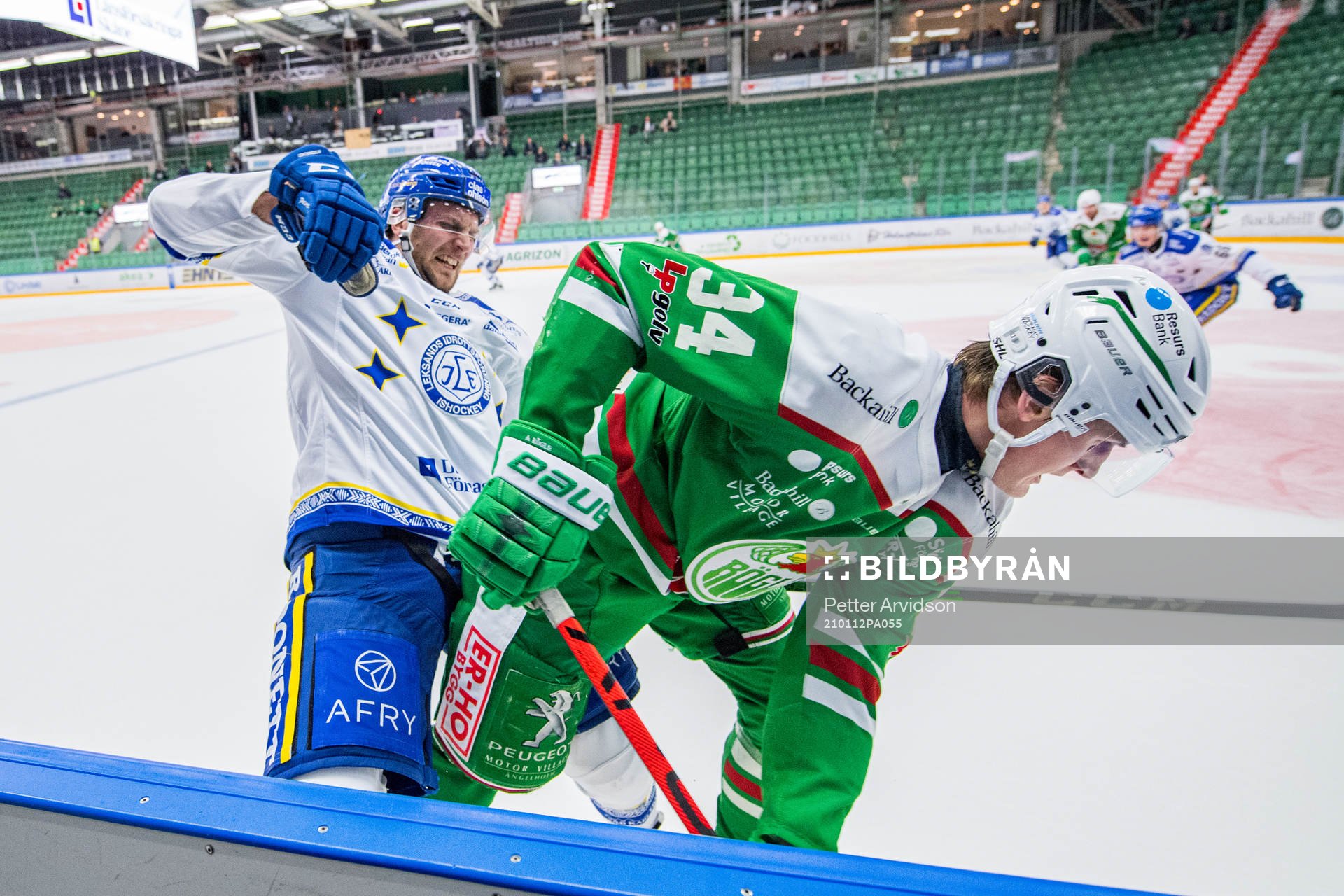 Leksands Daniel Gunnarsson och Rögles Adam Edström