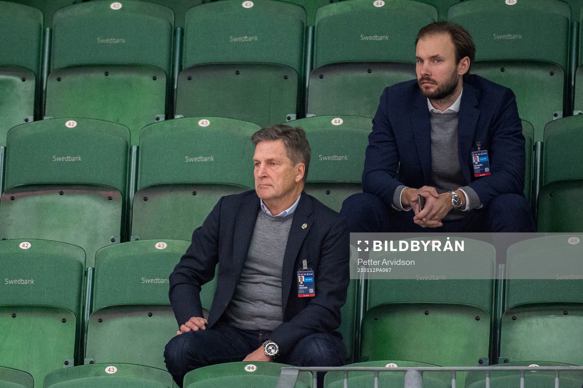 Rögles ordförande Håkan Eriksson och assisterande
