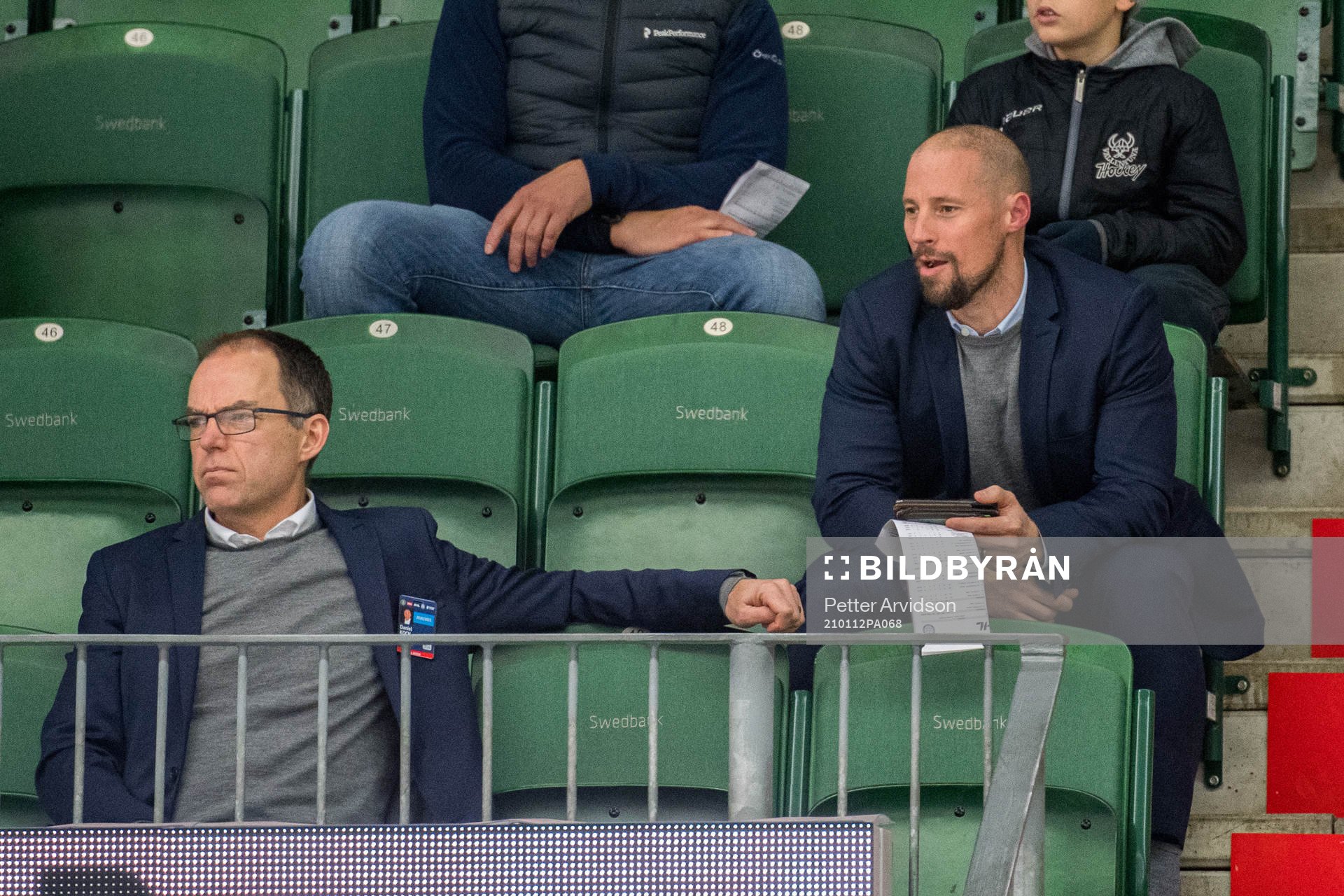 Rögles klubbdirektör Daniel Koch och sportchef Chris