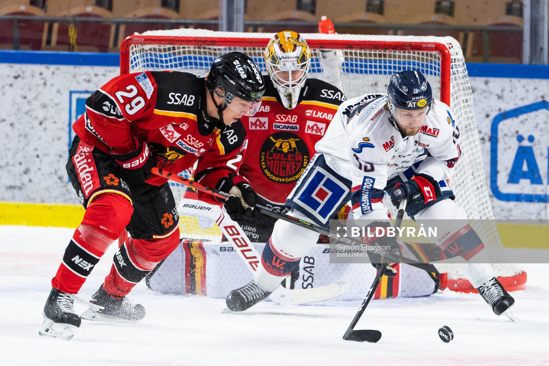 Luleås Erik Gustafsson och Linköpings Andrew Gordon