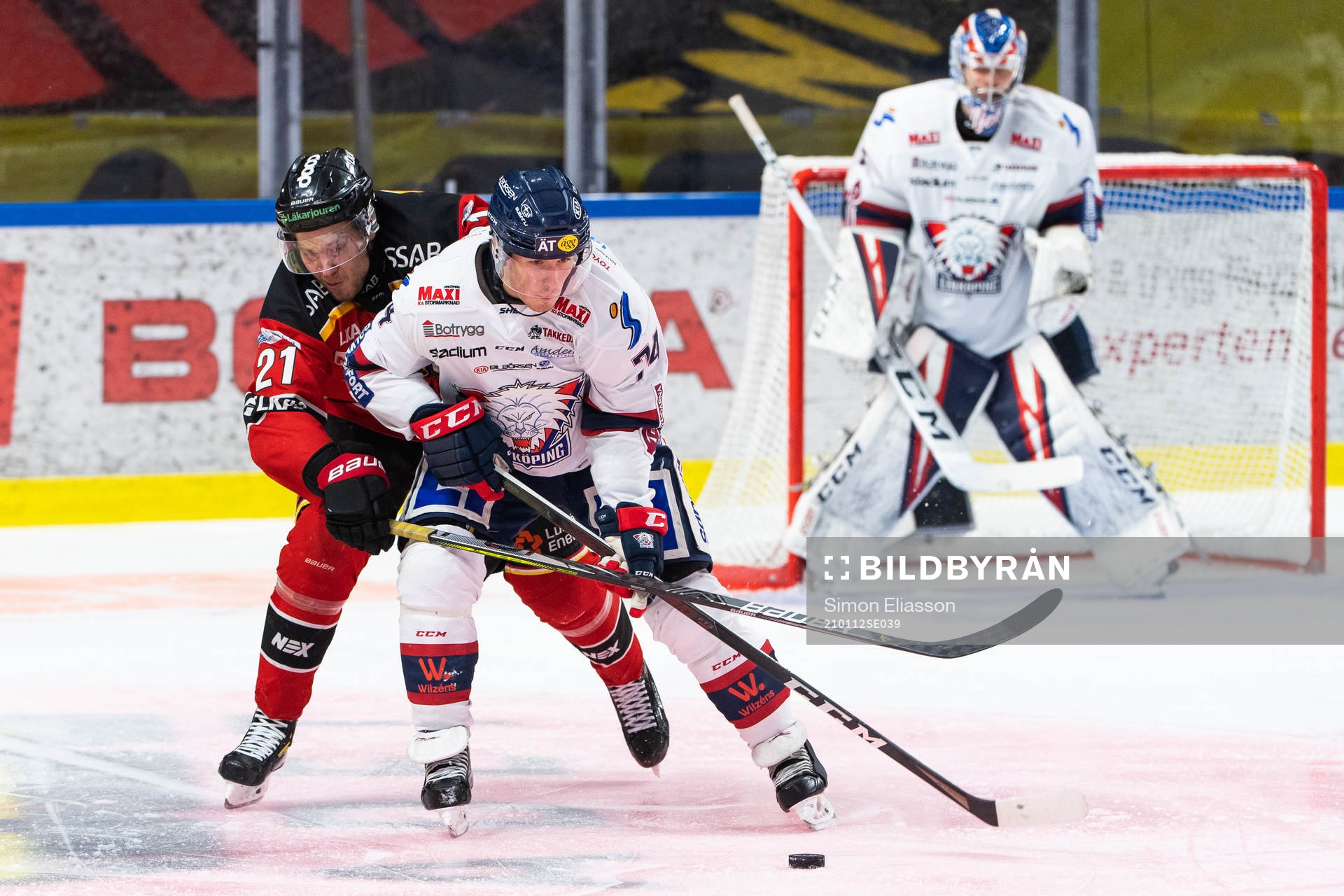 Luleås Juhani Tyrväinen och Linköpings Petteri Nikkilä
