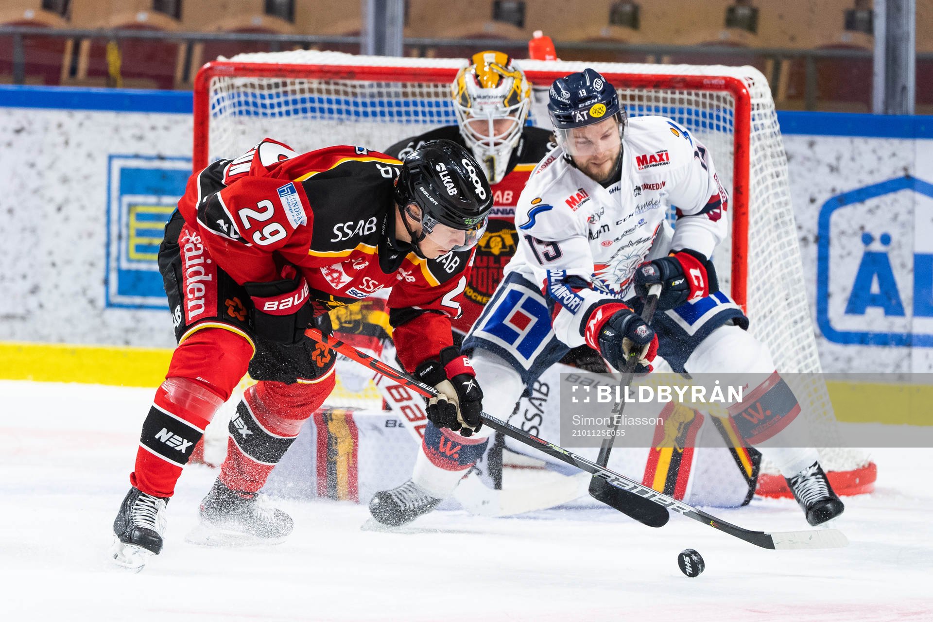 Luleås Erik Gustafsson och Linköpings Andrew Gordon