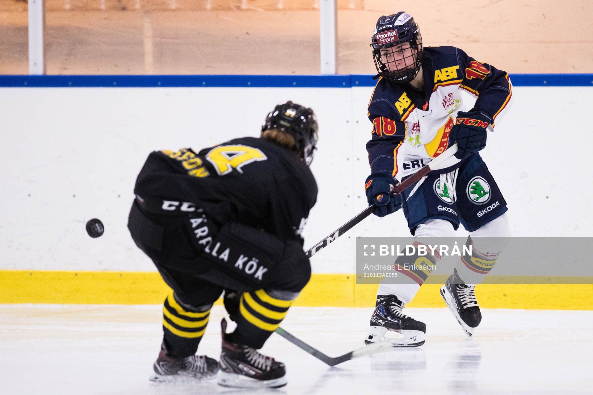 s Vilma Nilsson och Djurgårdens Alice Östensson