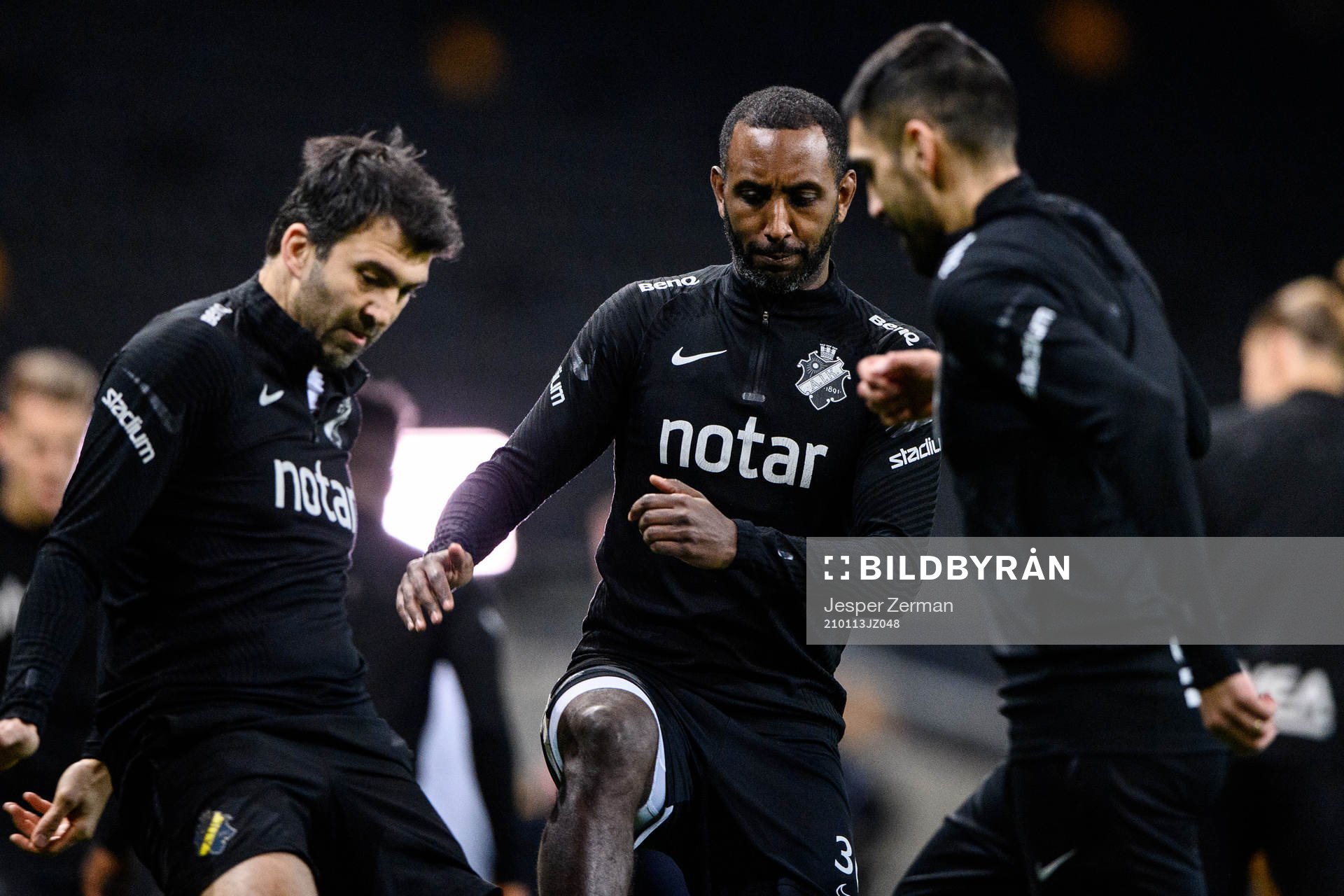 s målvakt Kyriakos Stamatopoulos, Henok Goitom och Stefan